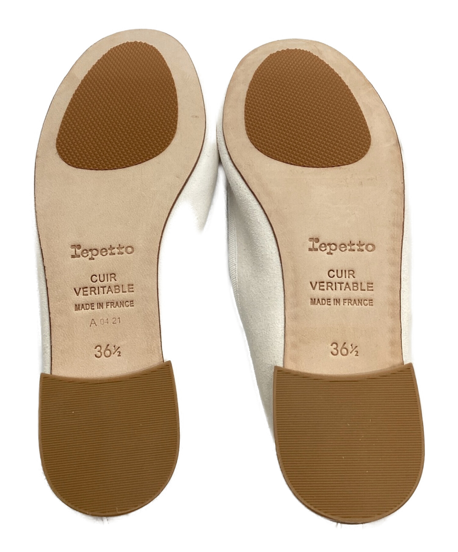 中古・古着通販】repetto (レペット) バレエシューズ ホワイト サイズ 