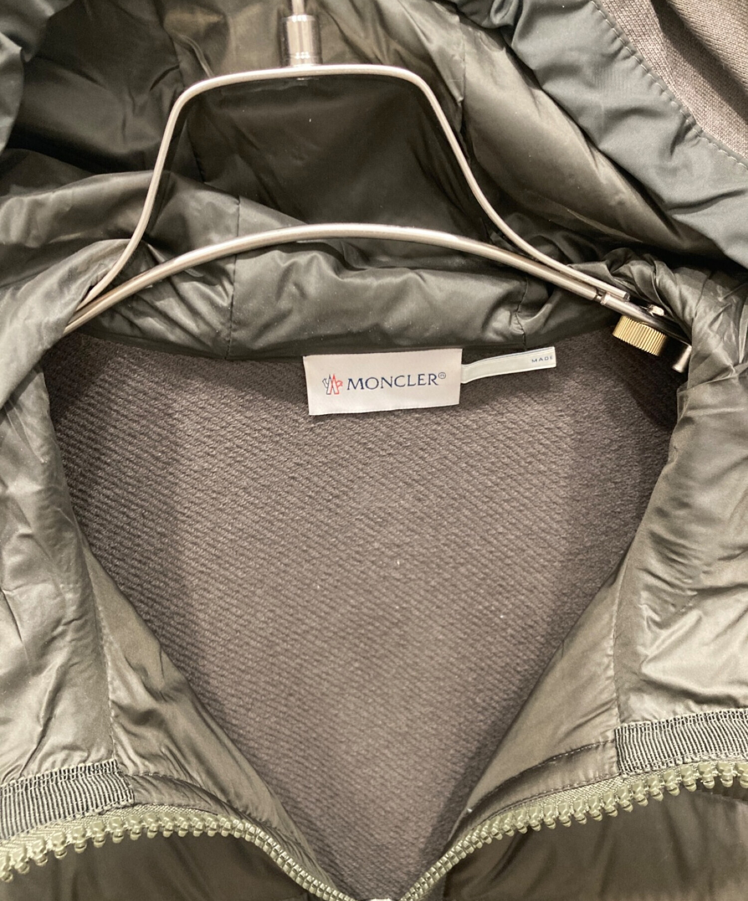 中古・古着通販】MONCLER (モンクレール) MAGLIA CARDIGAN ダウン切替 