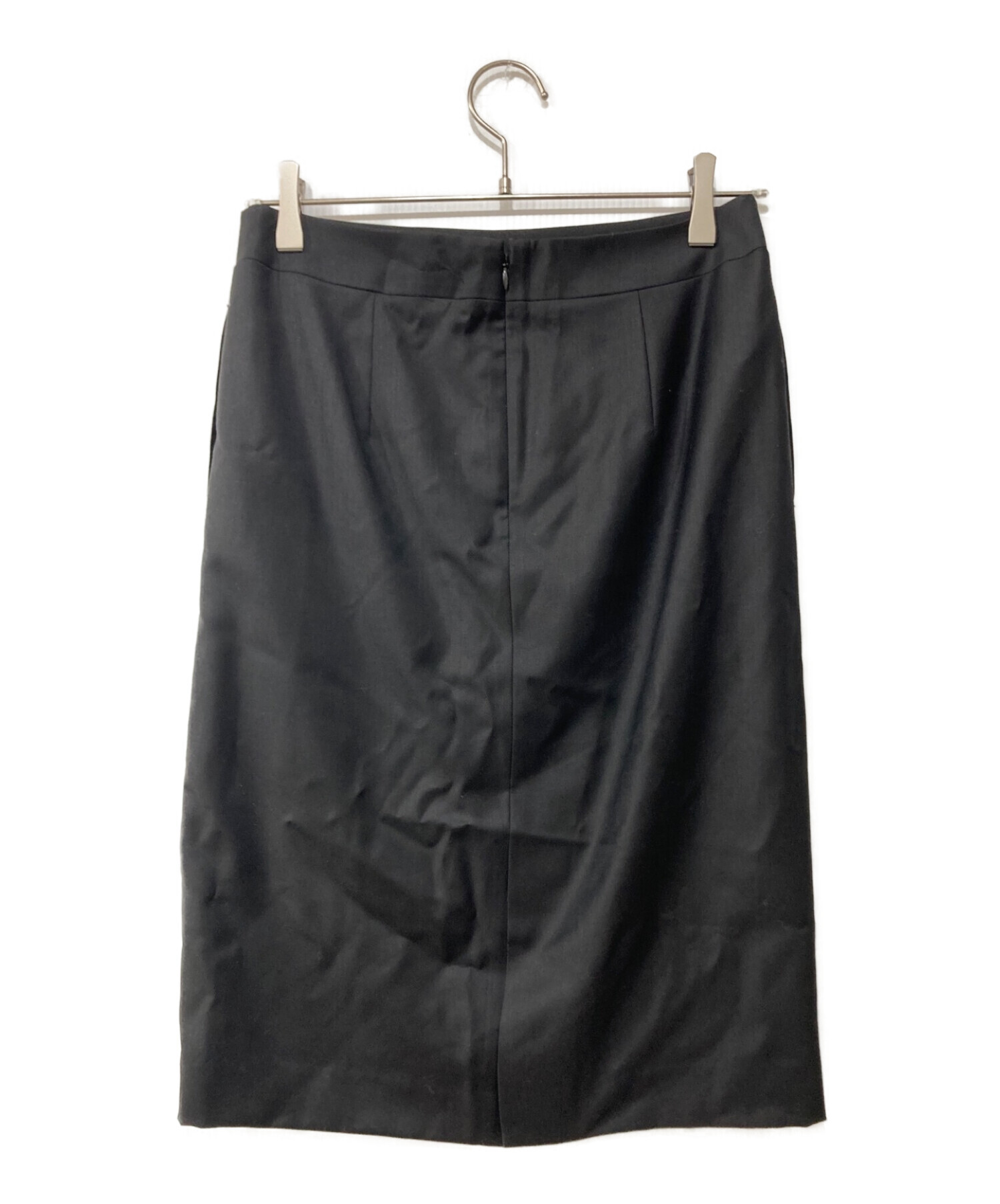 MACKINTOSH LONDON (マッキントッシュ ロンドン) ファインウールスカート ブラック サイズ:38 未使用品