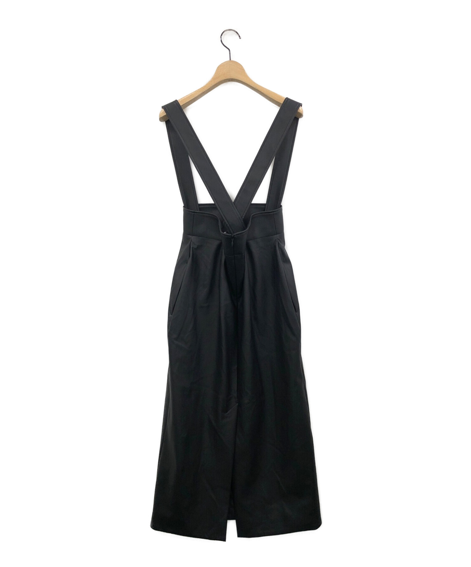 UNITED ARROWS (ユナイテッドアローズ) フェイクレザースカート ブラック サイズ:38