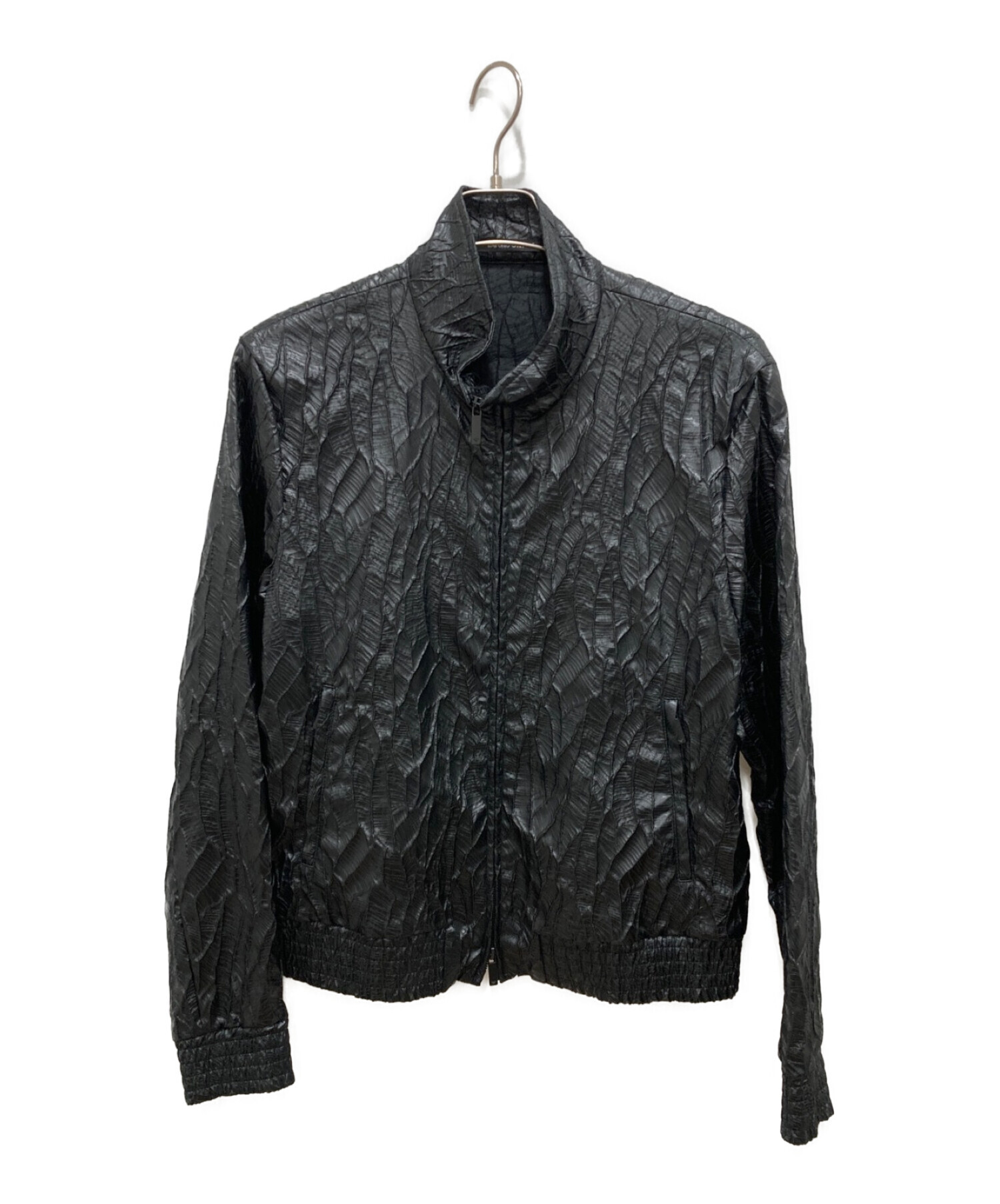 EMPORIO ARMANI (エンポリオアルマーニ) ジップジャケット ブラック サイズ:size 50