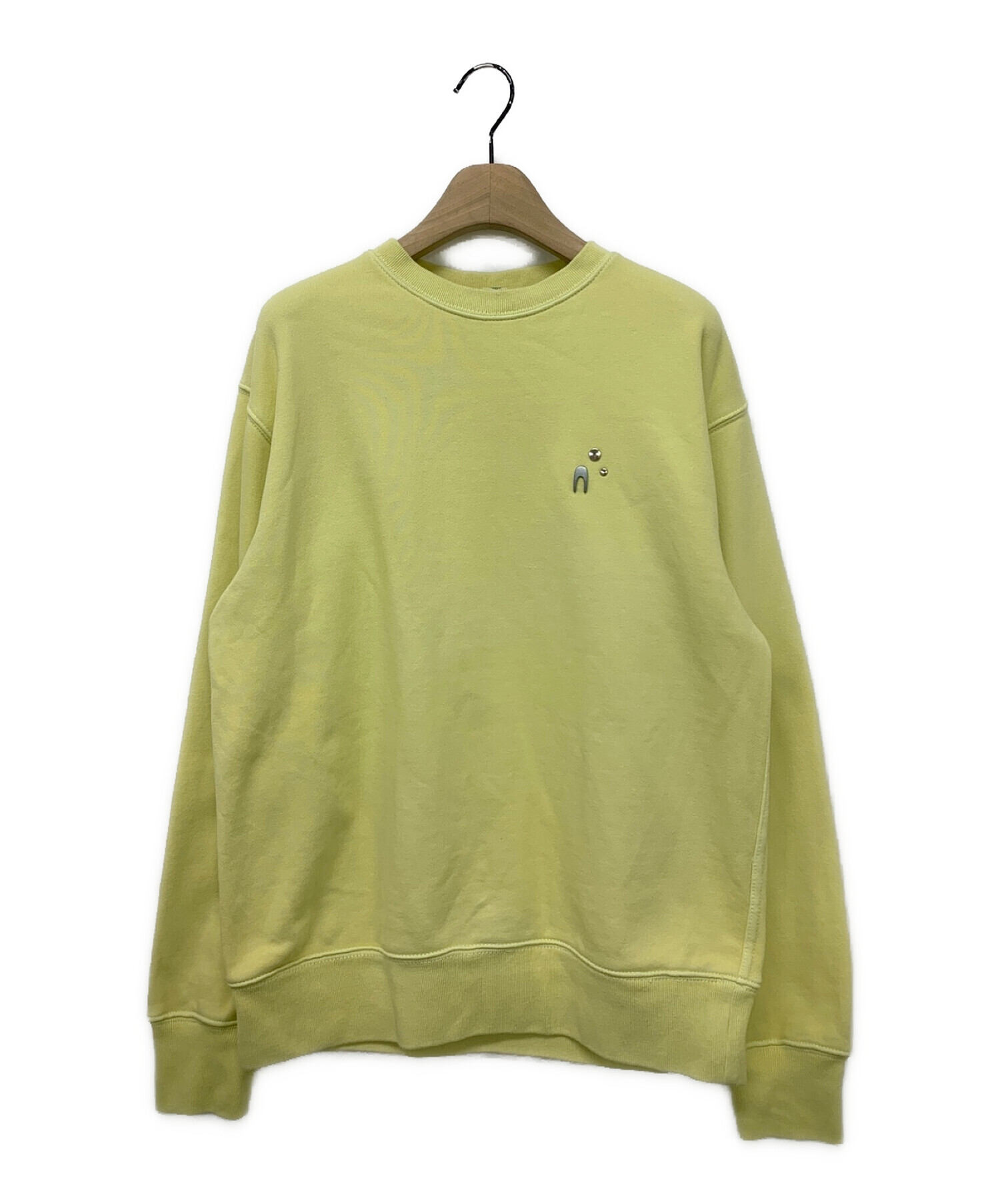 OLD FOLK HOUSE (オールドフォークハウス) CHARM SWEATSHIRT イエロー サイズ:1