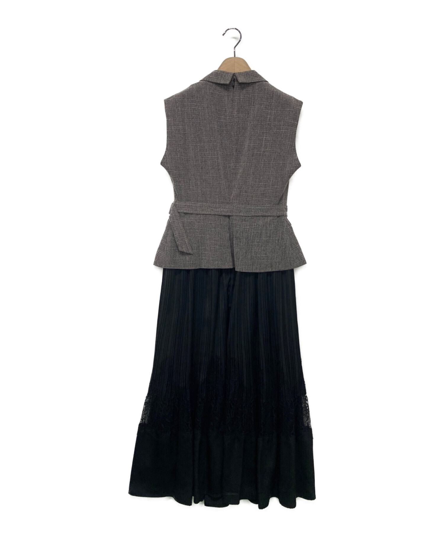 新品美品】Meurice Pleated Lace Dress - ひざ丈スカート