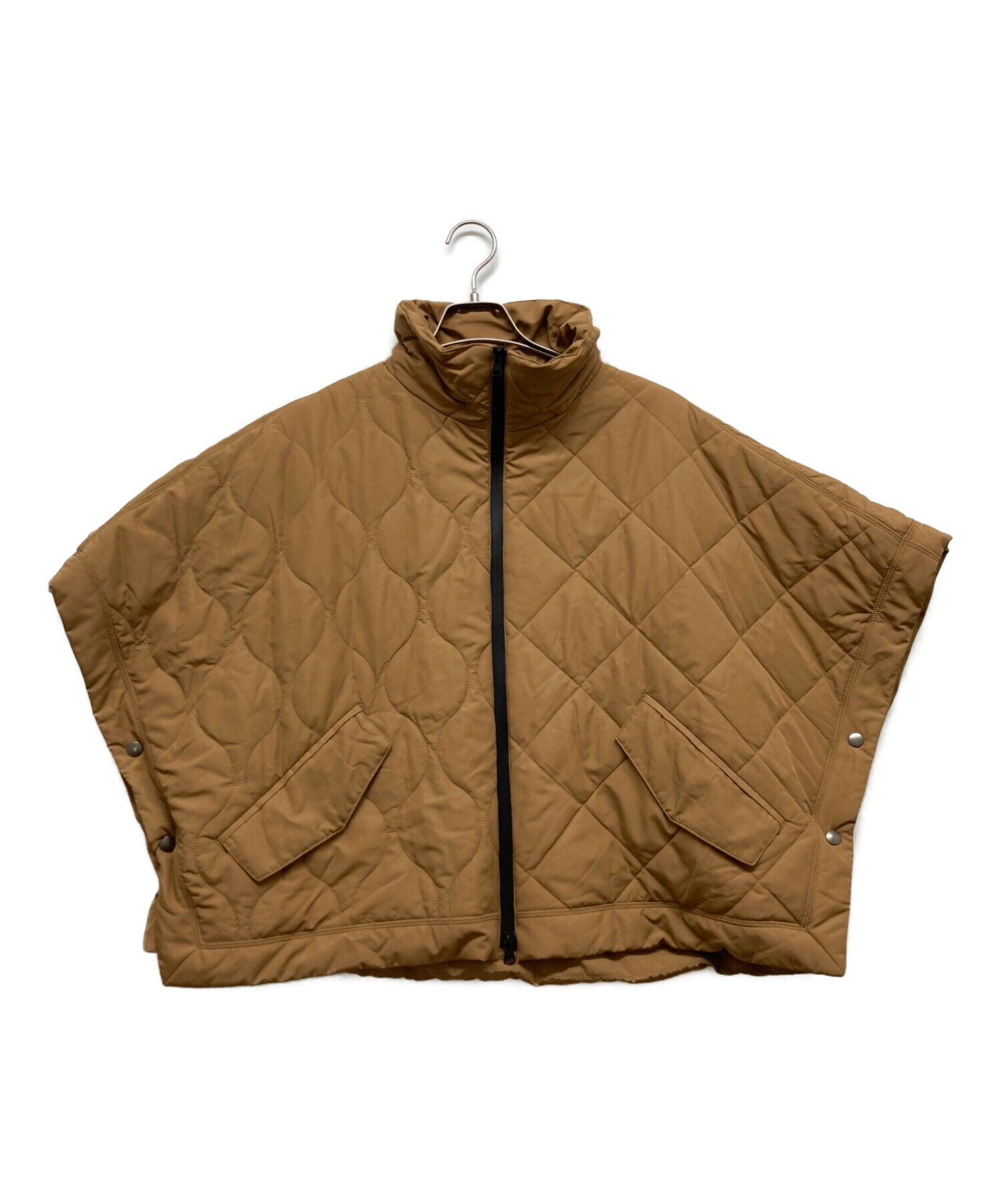 中古・古着通販】LOUNIE (ルーニー) キルティングポンチョ キャメル 