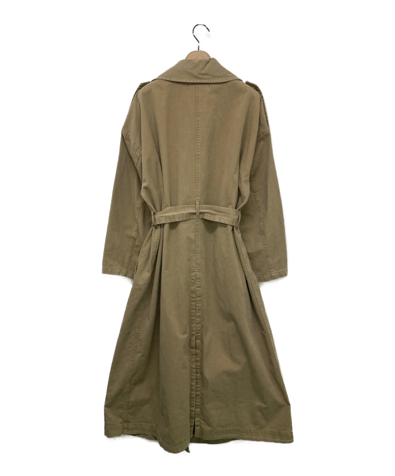 AP STUDIO (エーピーストゥディオ) Chino cloth Trench Coat ベージュ サイズ:-