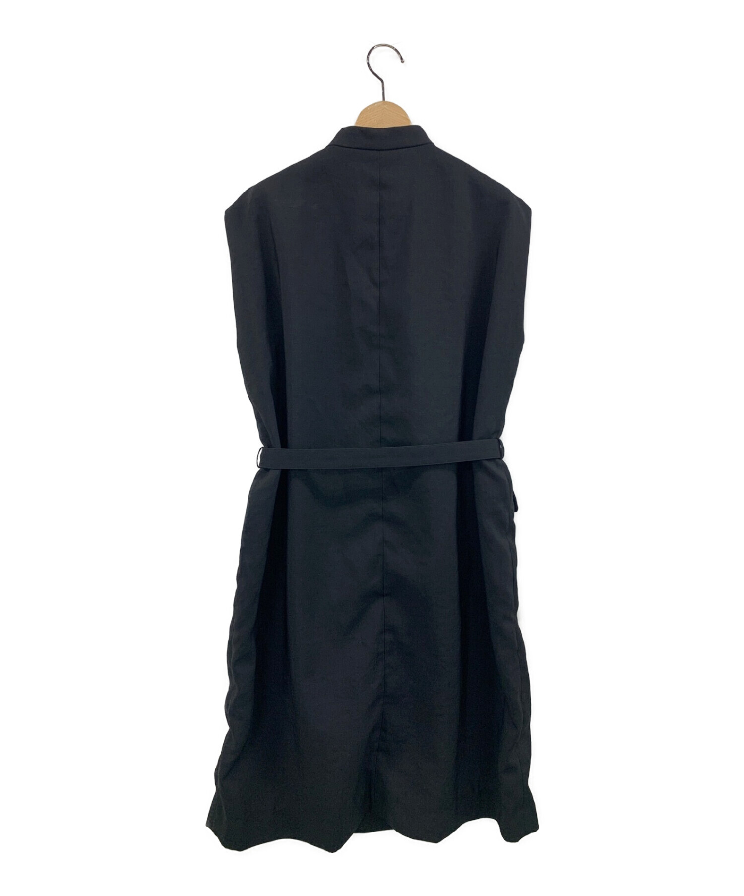 RIM.ARK (リムアーク) Nocollar box shape vest ブラック サイズ:36