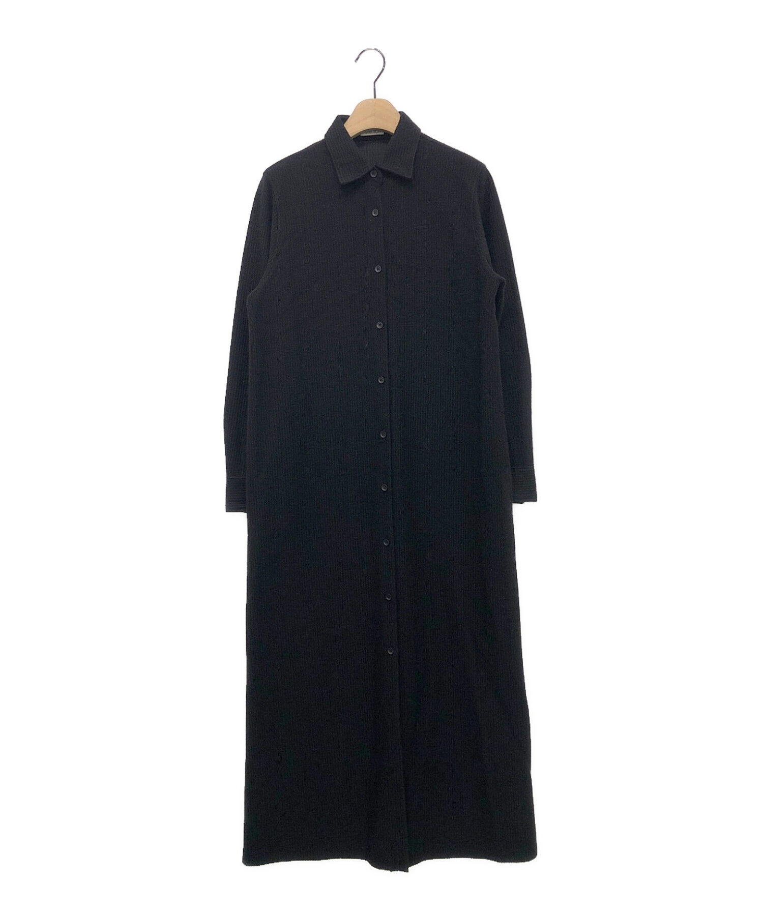 STEVEN ALAN (スティーブンアラン) INLAY SHIRT DRESS ブラック サイズ:-