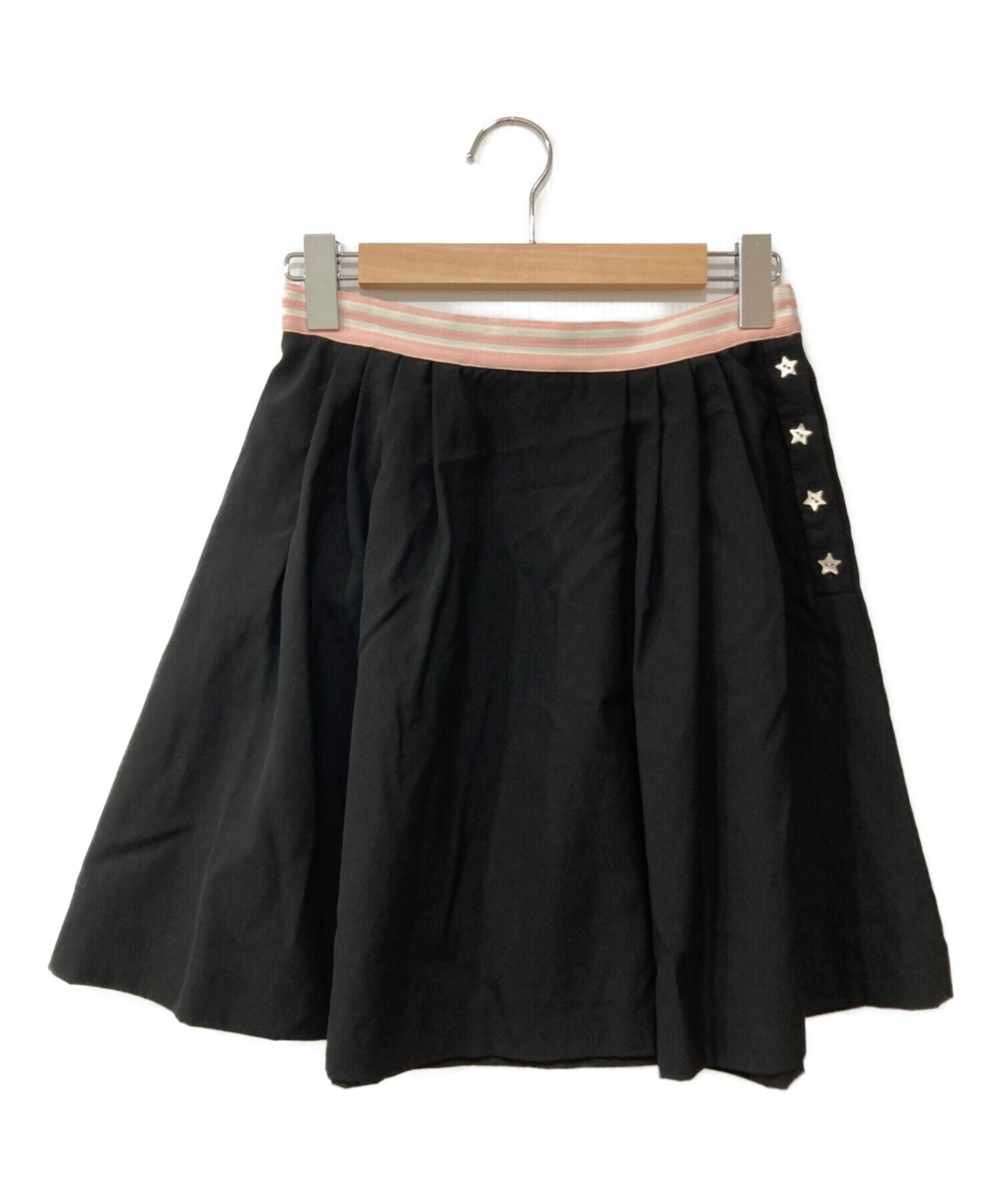 miumiu  ビジューボタン　スカート　36