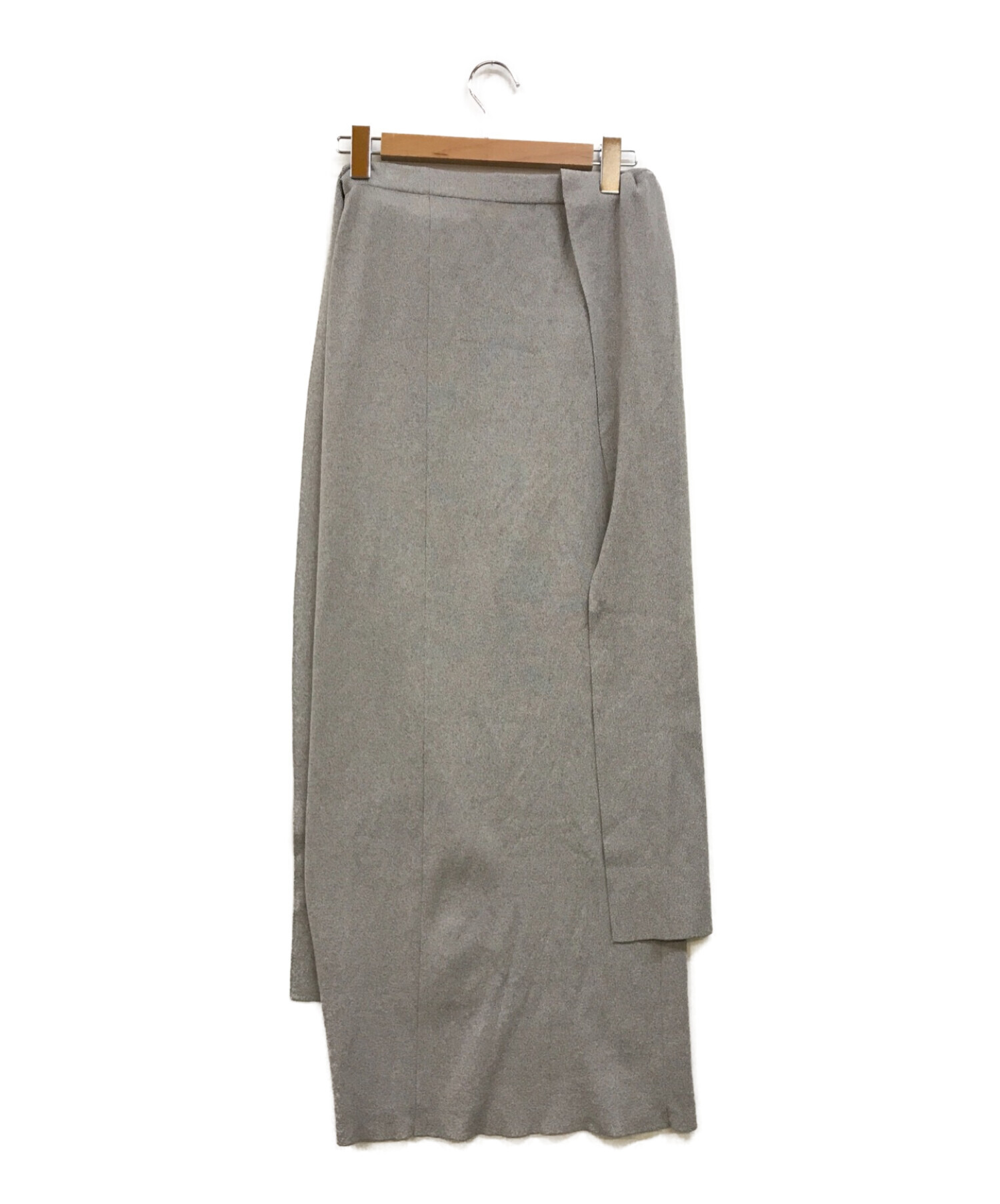 leinwandeラインヴァンドWool Tie Knit Top White