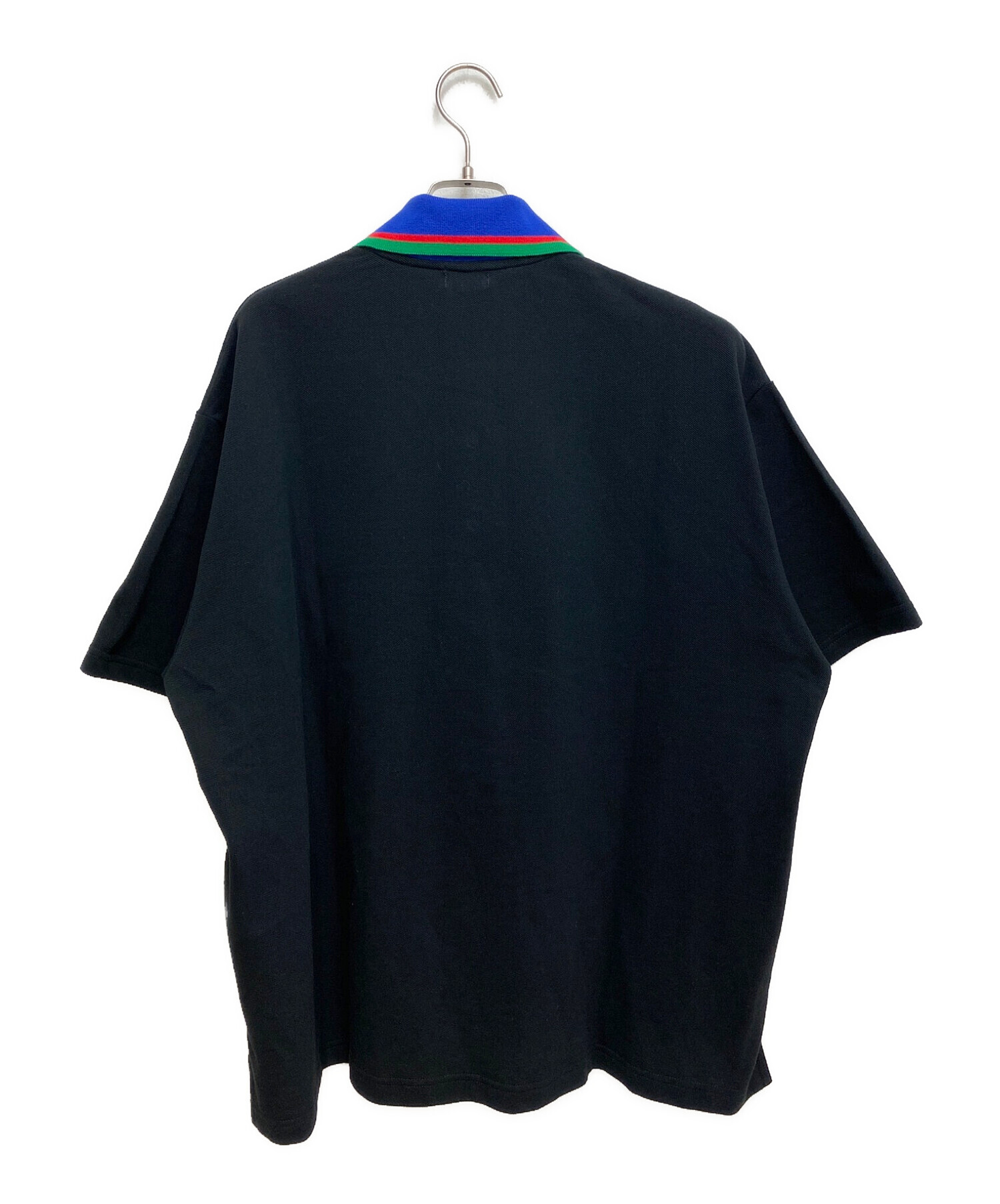 kolor/BEACON (カラービーコン) 23SS 切替オーバーサイズポロシャツ ブラック サイズ:1 未使用品