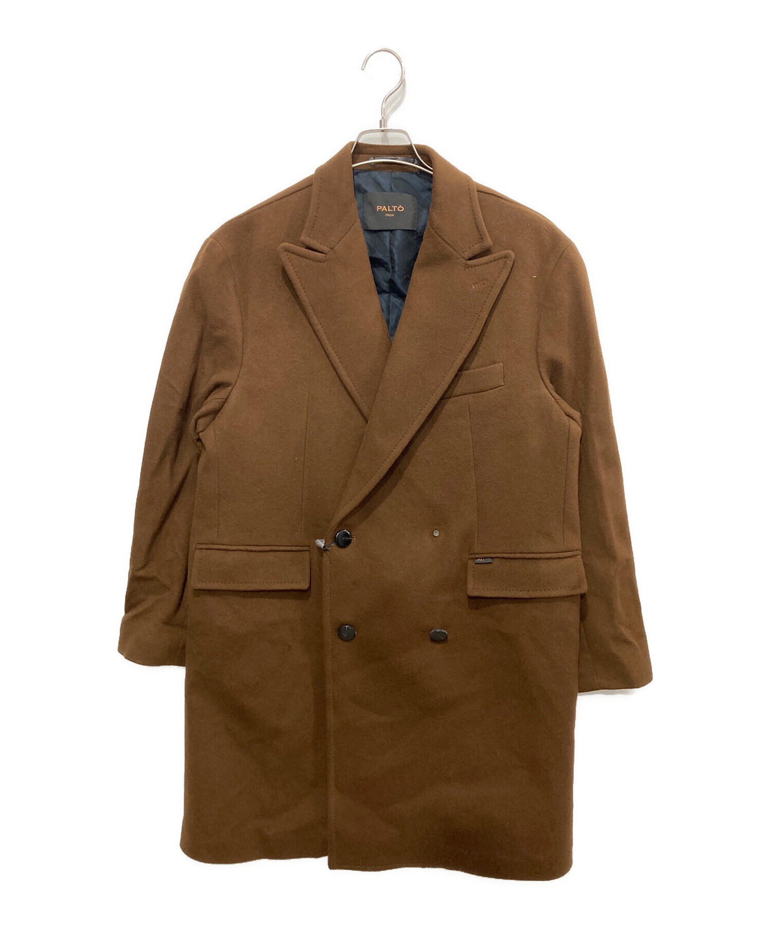 中古・古着通販】PALTO (パルト) チェスターコート ブラウン サイズ:50 