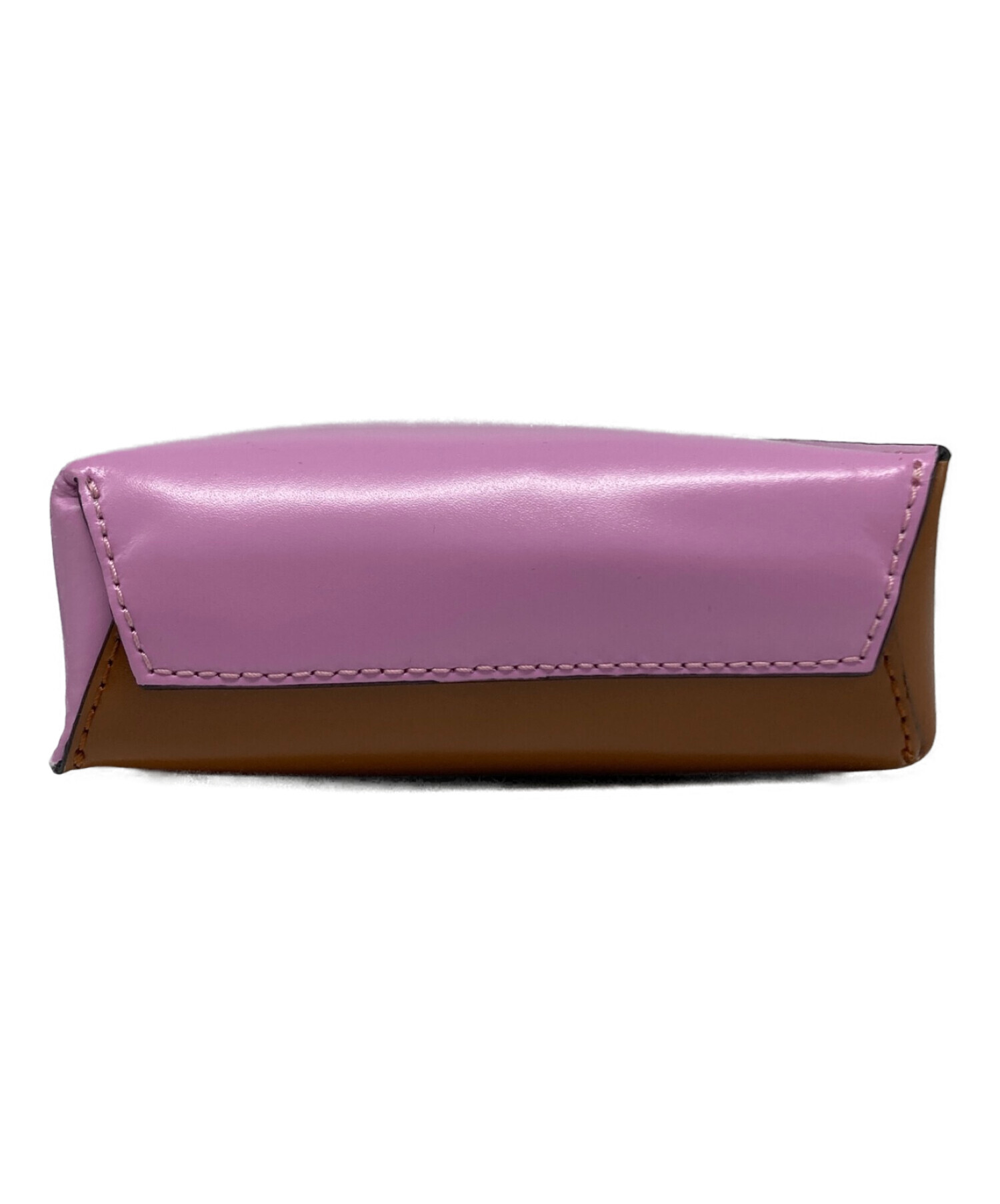 お値下げしました！ MARNI ピンク レザー ショルダーバッグ ファッション