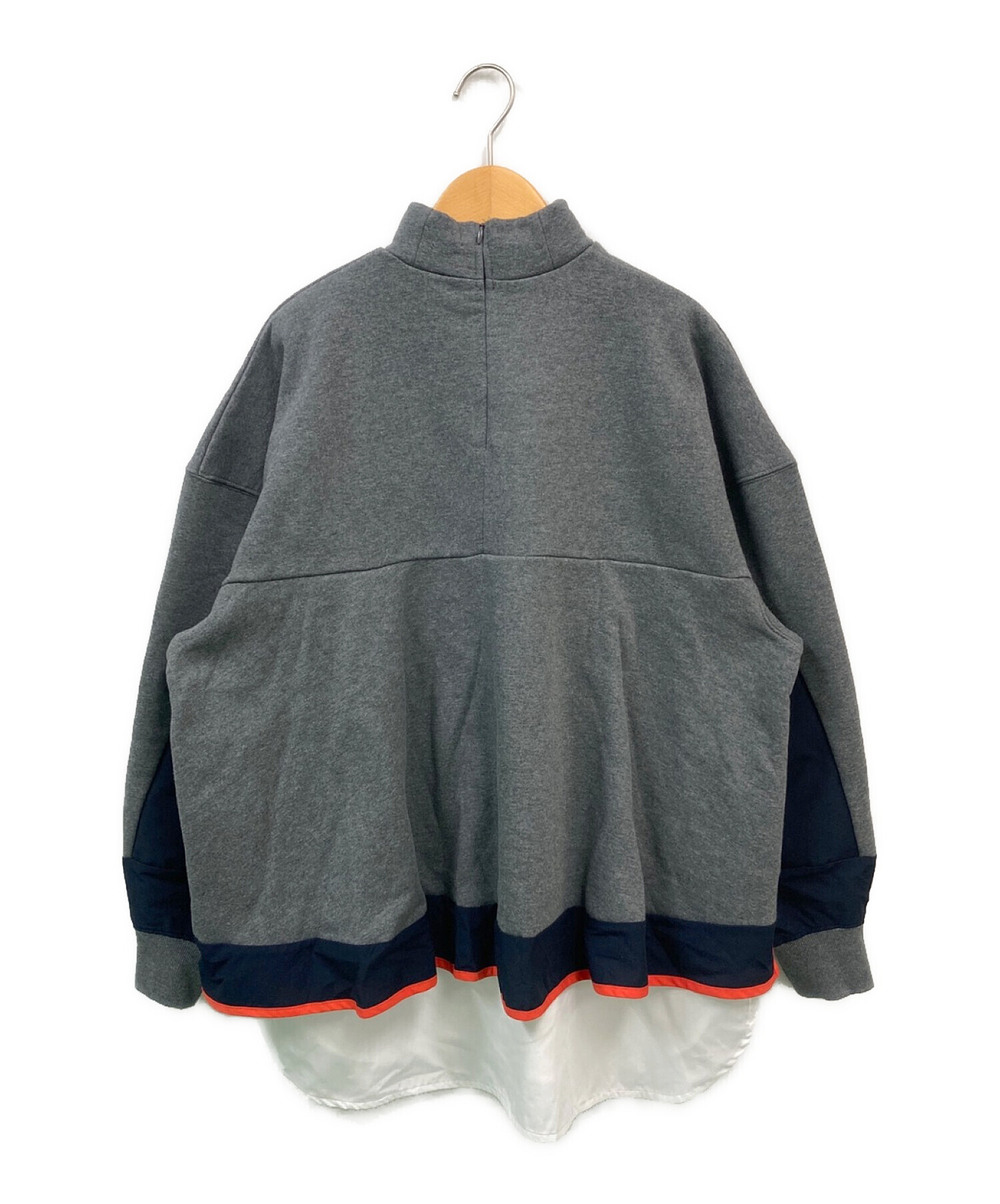 nagonstans (ナゴンスタンス) combination layered pullover グレー サイズ:M