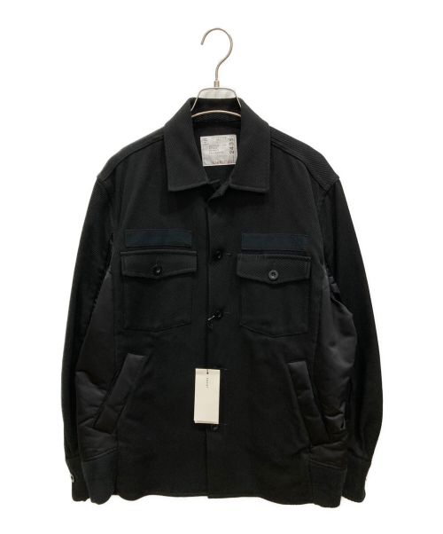 中古・古着通販】sacai (サカイ) Contrast detail sleeve docking 
