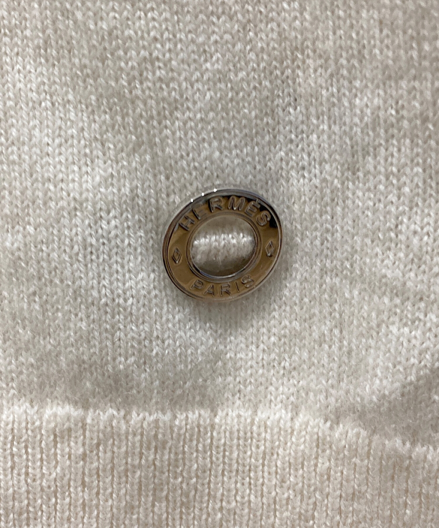 中古・古着通販】HERMES (エルメス) カシミヤショートスリーブニット 