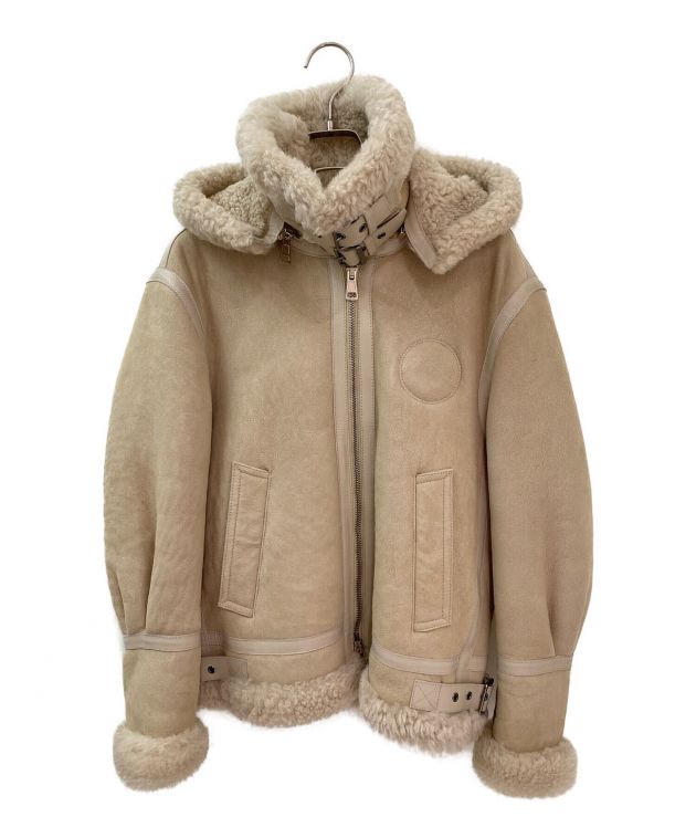 中古・古着通販】Chloe (クロエ) バックロゴムートンジャケット 