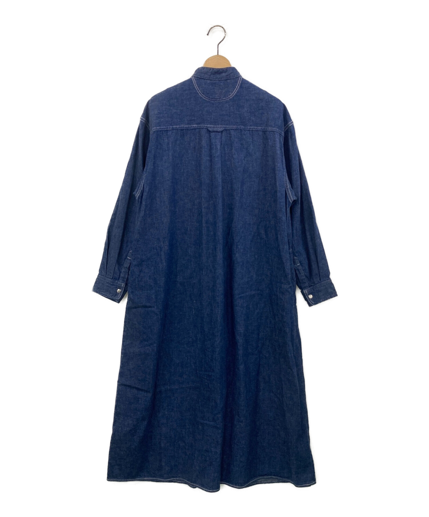 中古・古着通販】orSlow (オアスロウ) スタンドカラーデニムシャツ 