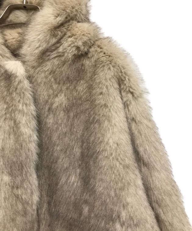 THINKFUR】Gradation Fur Foody Jacket