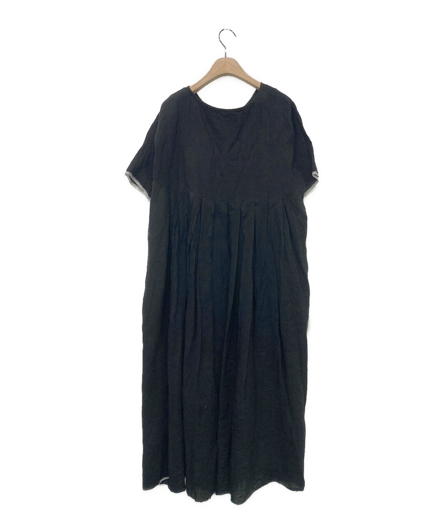 中古・古着通販】maisondesoil (メゾンドソイル) リネンタックフレア 