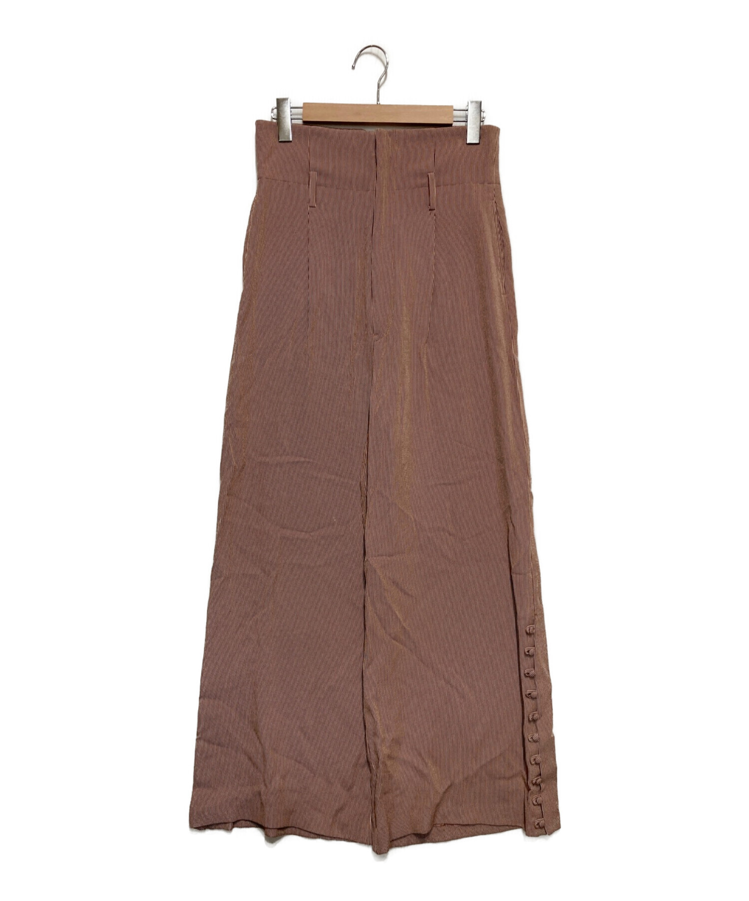 中古・古着通販】RITO (リト) ワイドパンツ ブラウン サイズ:SIZE36 