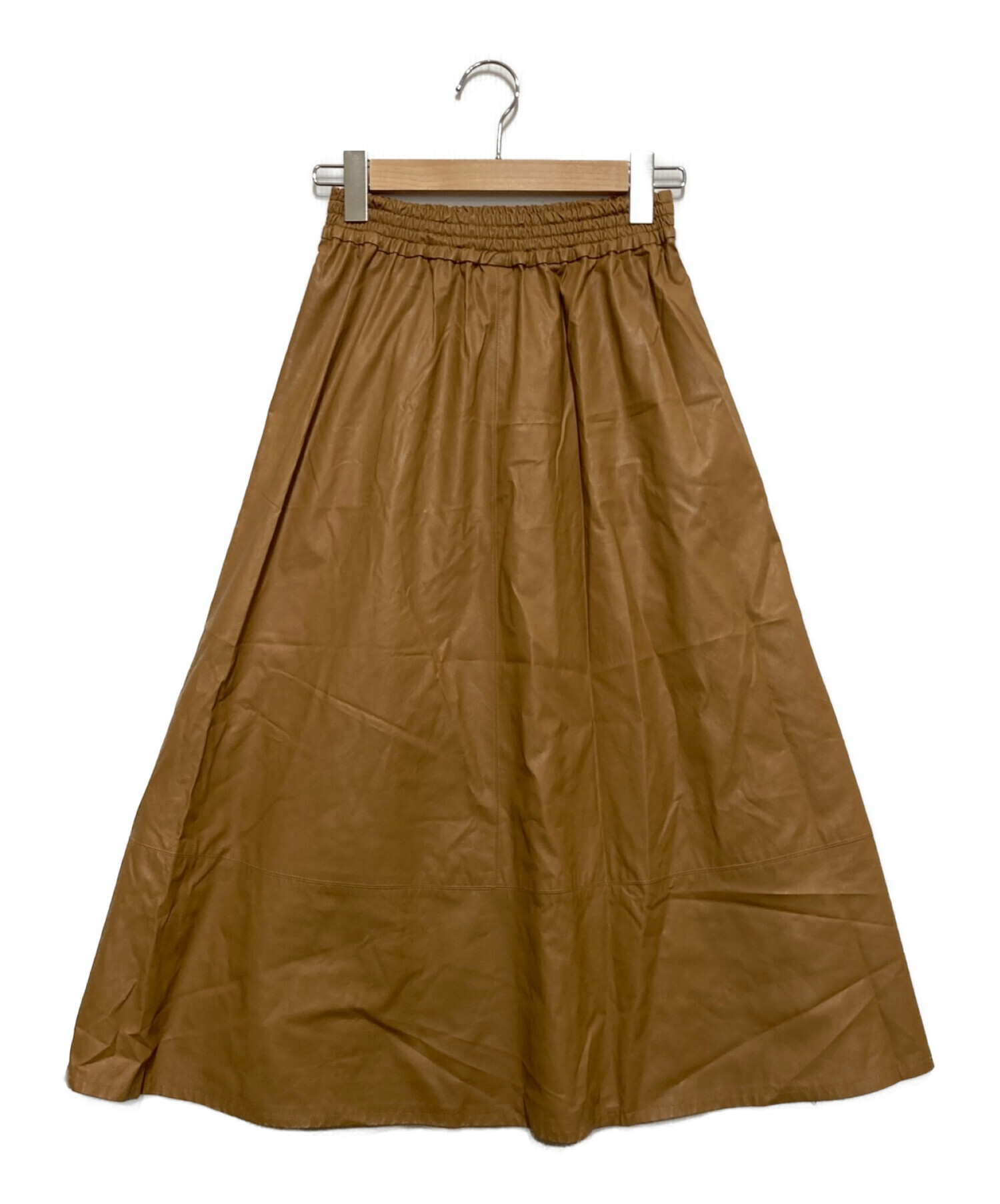 Ron Herman (ロンハーマン) フェイクレザースカート ブラウン サイズ:XS