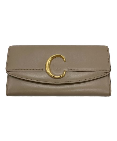 ベージュ CHLOEチェーンウォレット 黄色かっ 新品未使用パディントン