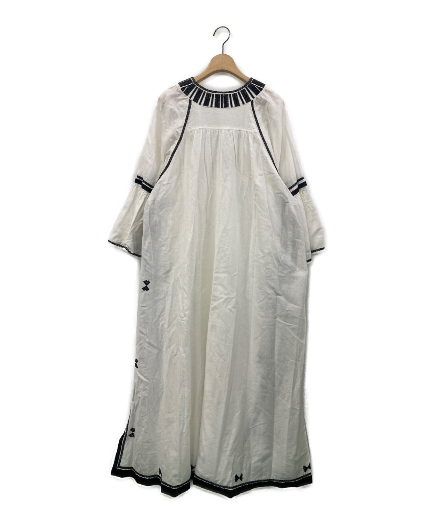 Plage (プラージュ) Line 刺繍 ドレス ホワイト サイズ:38