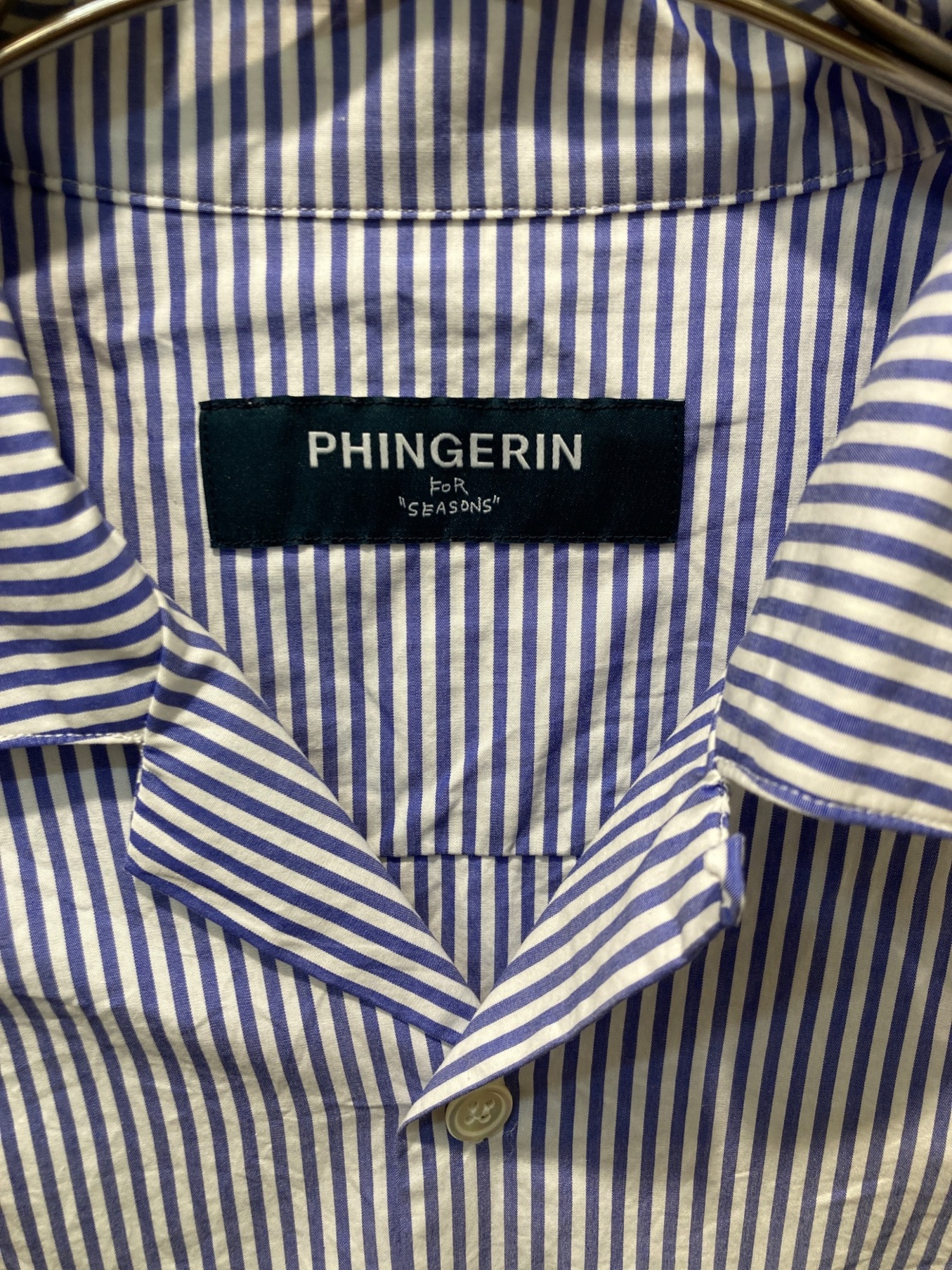 中古・古着通販】PHINGERIN (フィンガリン) オープンカラーシャツ