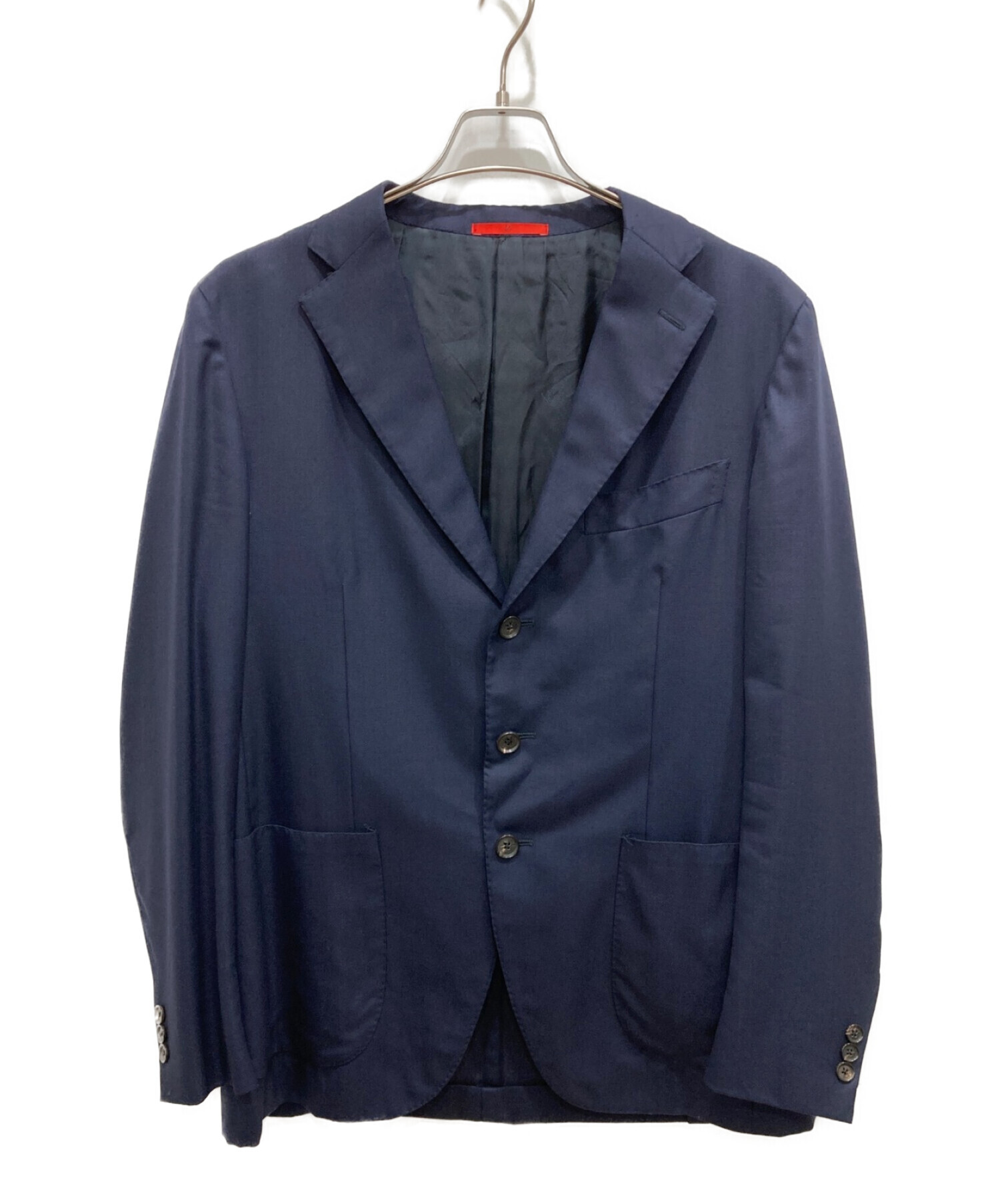 中古・古着通販】ISAIA (イザイア) 3Bテーラードジャケット ネイビー 