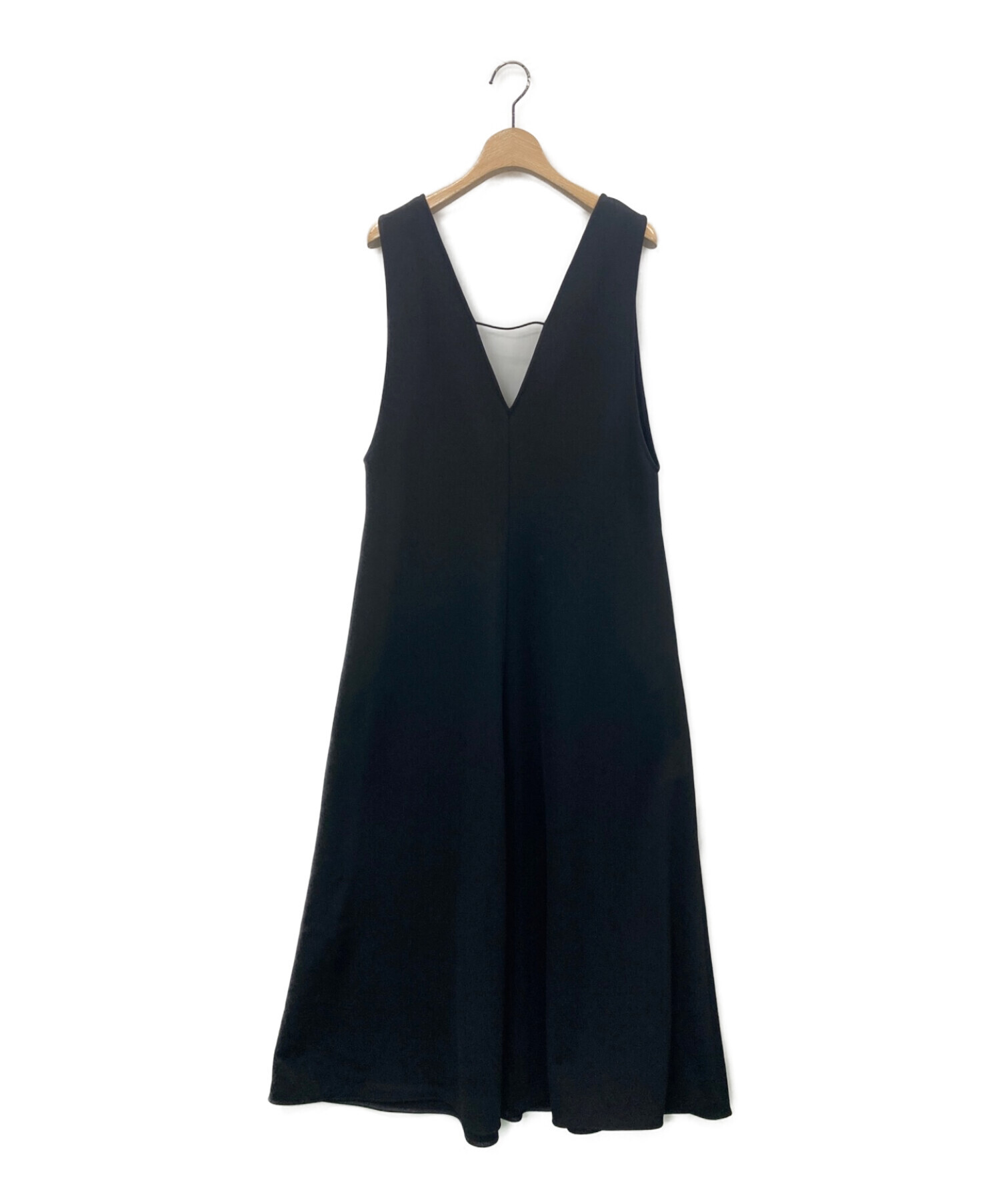 GALLARDA GALANTE (ガリャルダガランテ) フレアージャンパースカート ブラック サイズ:F