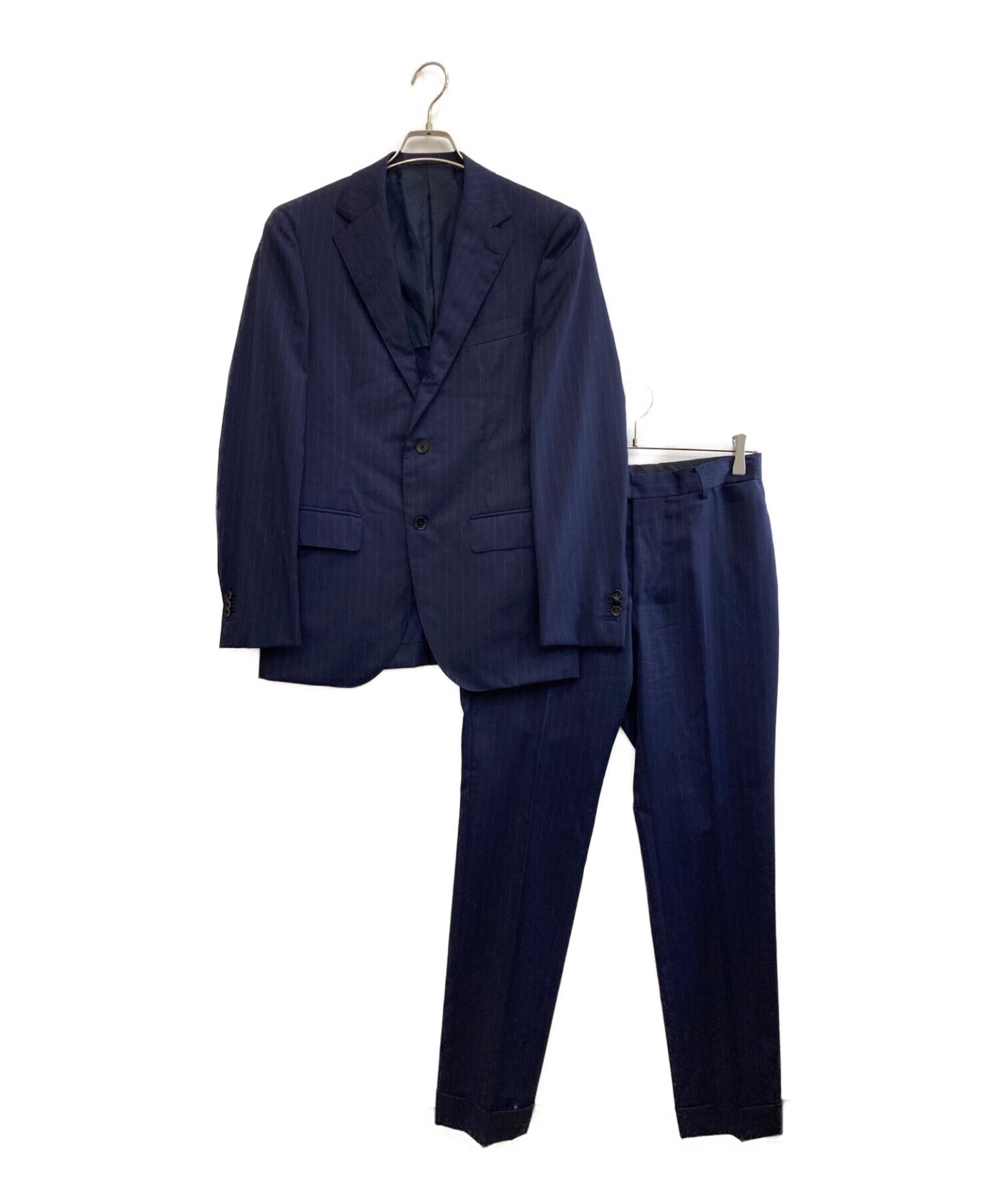 中古・古着通販】EDIFICE (エディフィス) セットアップスーツ ネイビー 