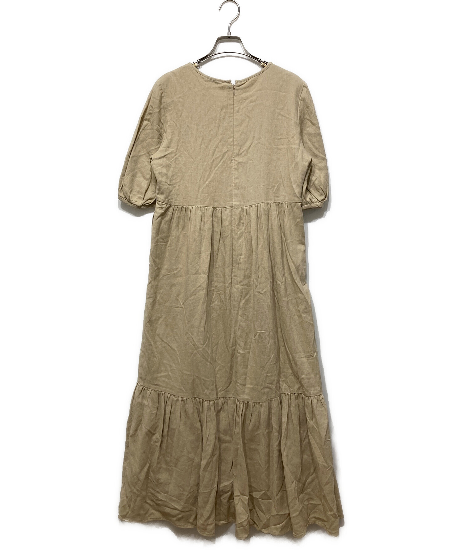 CLANE SLANT DROP PUFF ONE PIECE ファッション