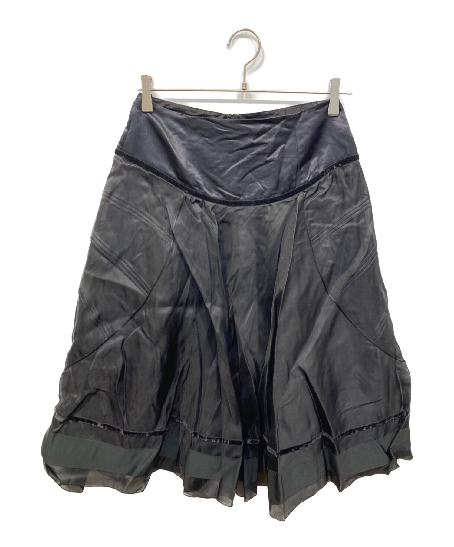 中古・古着通販】CELINE (セリーヌ) スカート ブラック サイズ:36 未  