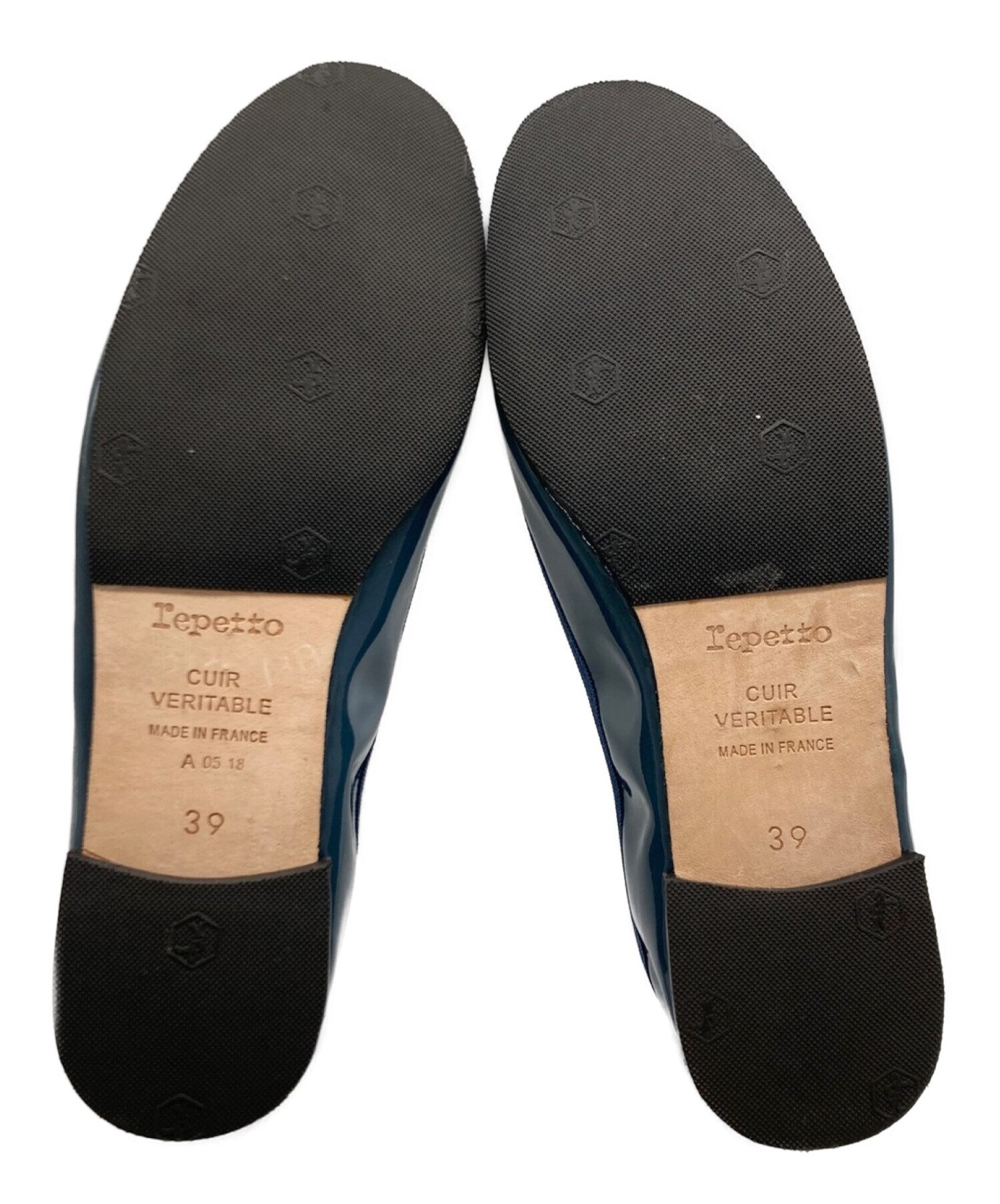 中古・古着通販】repetto (レペット) バレエシューズ ネイビー サイズ 