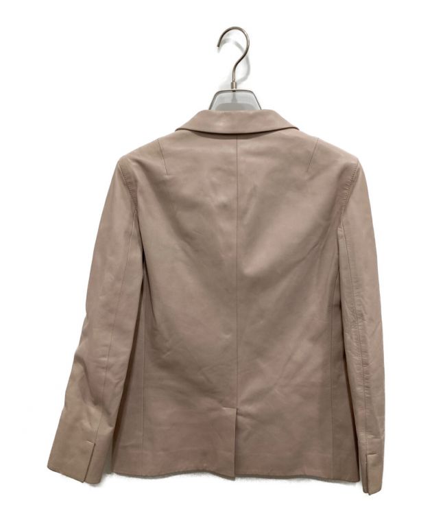 中古・古着通販】GUCCI (グッチ) レザーテーラードジャケット 
