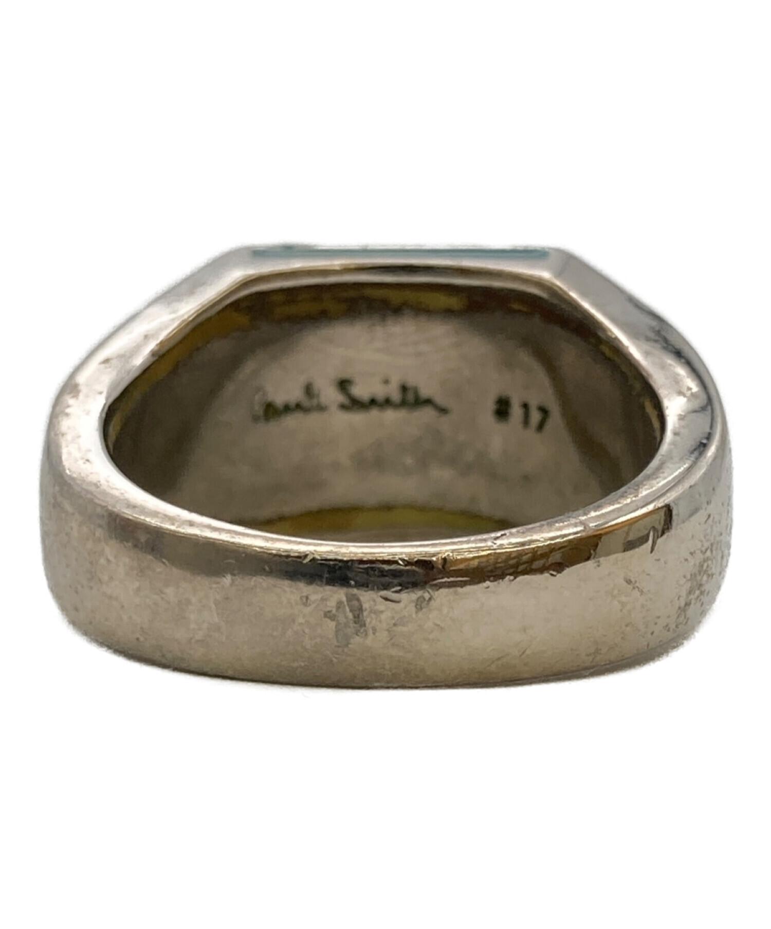 Paul Smith Hammered Silver Ring 17号