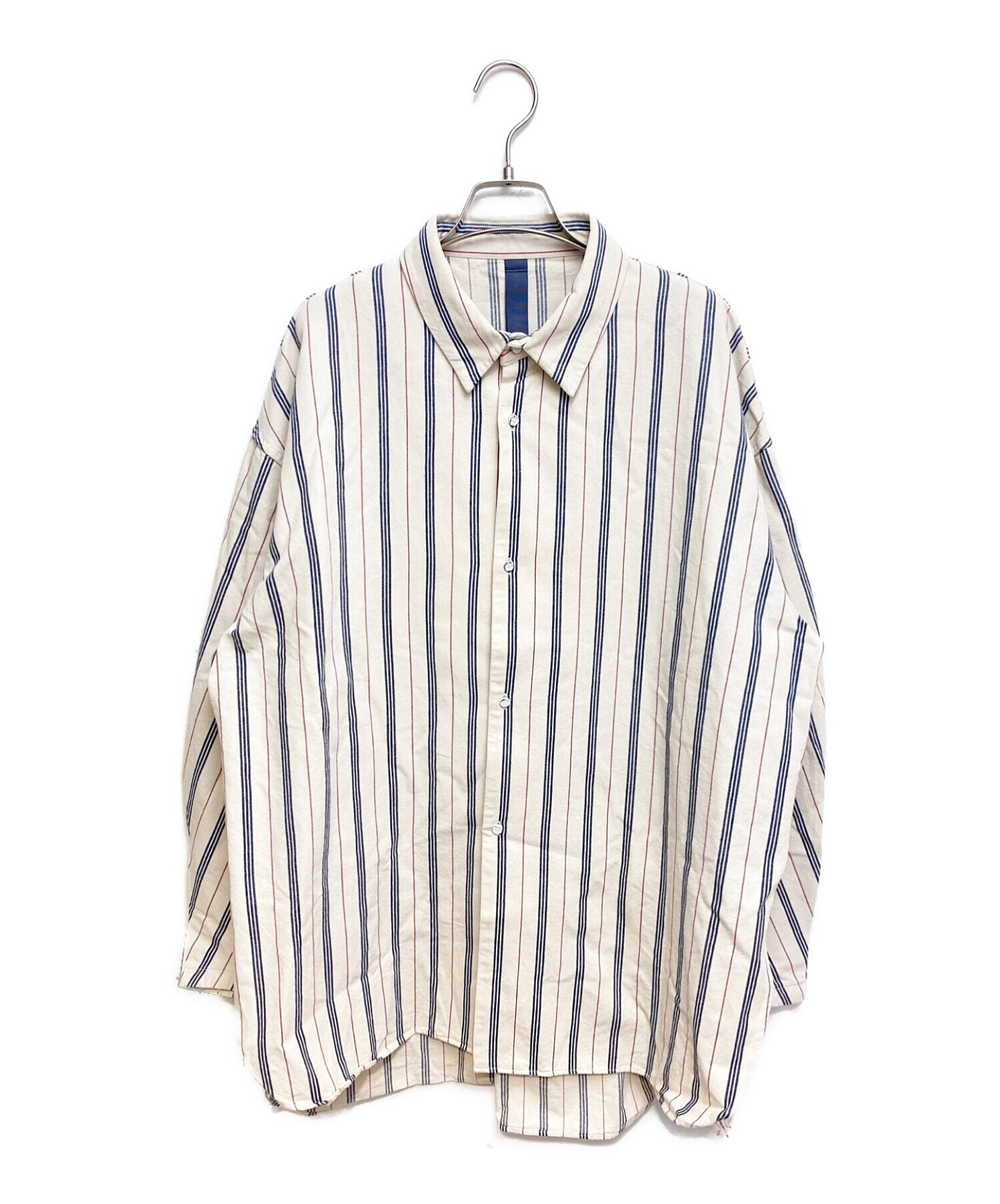 中古・古着通販】SHINYA KOZUKA (シンヤコズカ) ストライプシャツ 