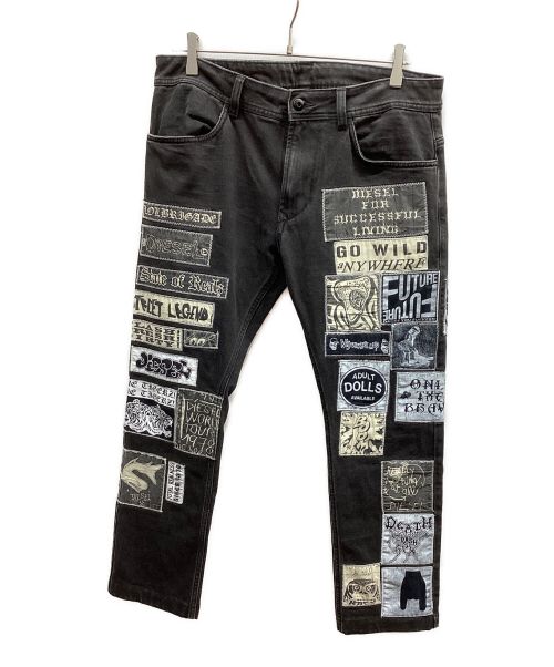 中古・古着通販】DIESEL (ディーゼル) ワッペンクデニムパンツ