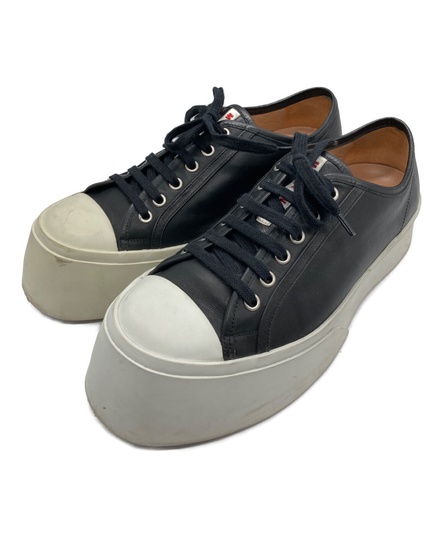 中古・古着通販】MARNI (マルニ) PABLO レザースニーカー ブラック 