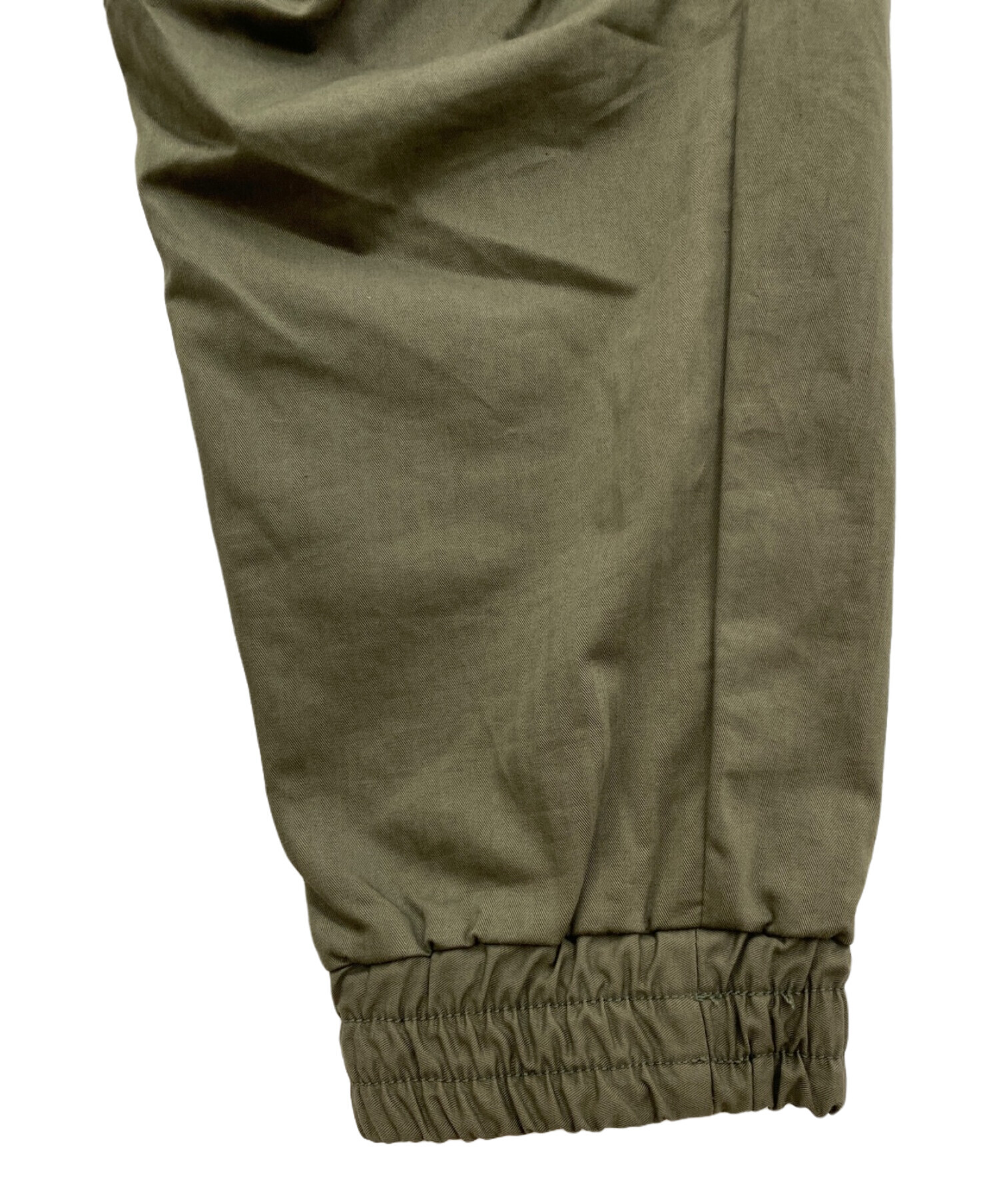 新品！タグ付き！ミリタリーストレージジョガーパンツ カーキ 【glamb】