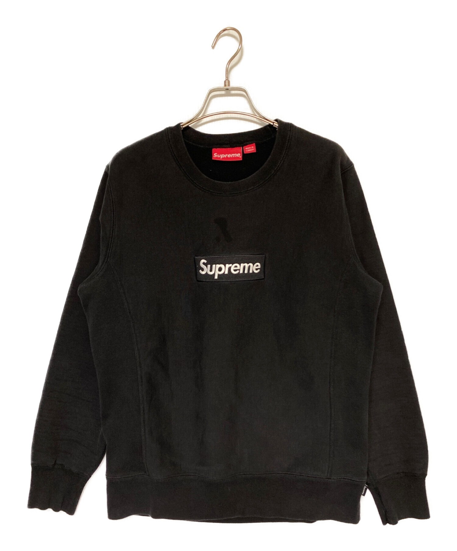 中古・古着通販】SUPREME (シュプリーム) Box Logo Crewneck ブラック 