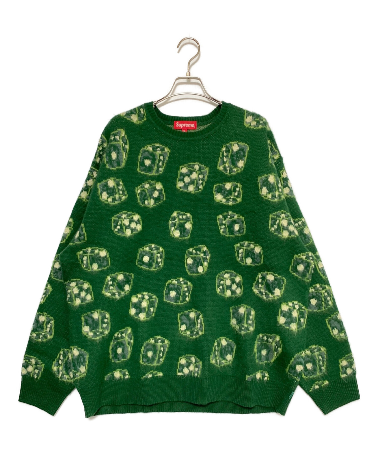 SUPREME (シュプリーム) Dice Sweater グリーン サイズ:XL 未使用品