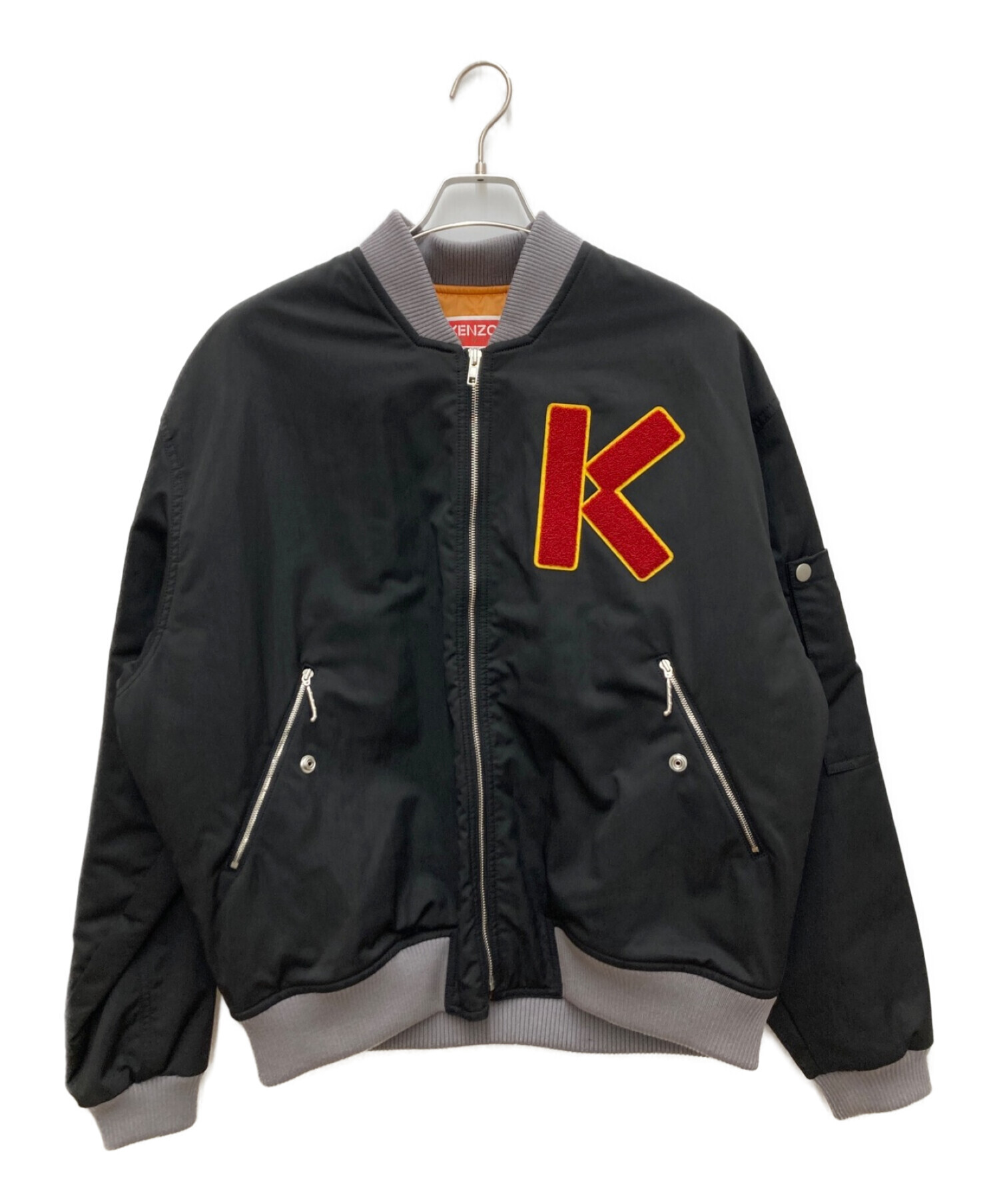 KENZO (ケンゾー) bomber jacket ブラック サイズ:L