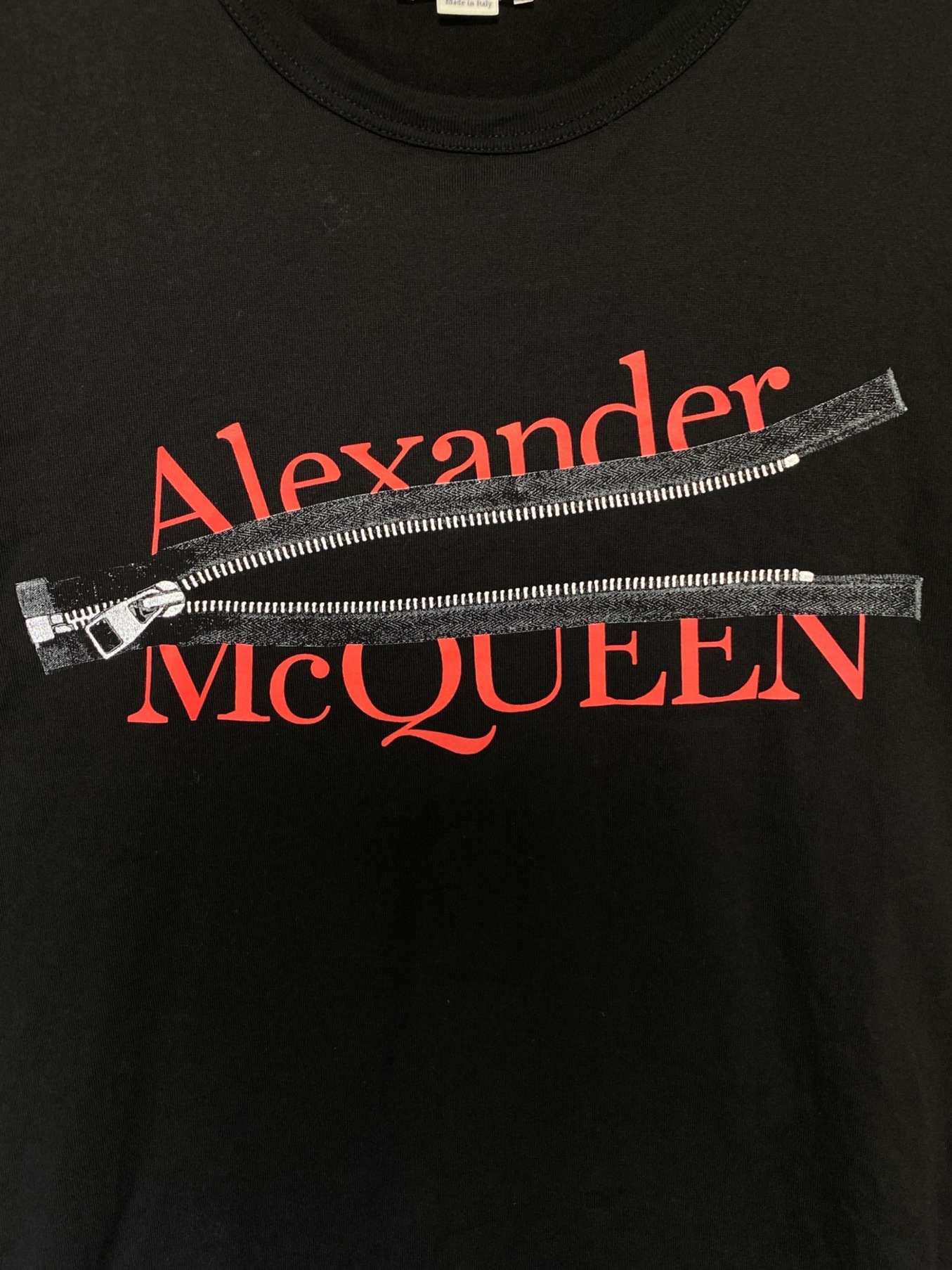 Alexander McQueen アレキサンダーマックイーン 631390 Tシャツ ブラック メンズ