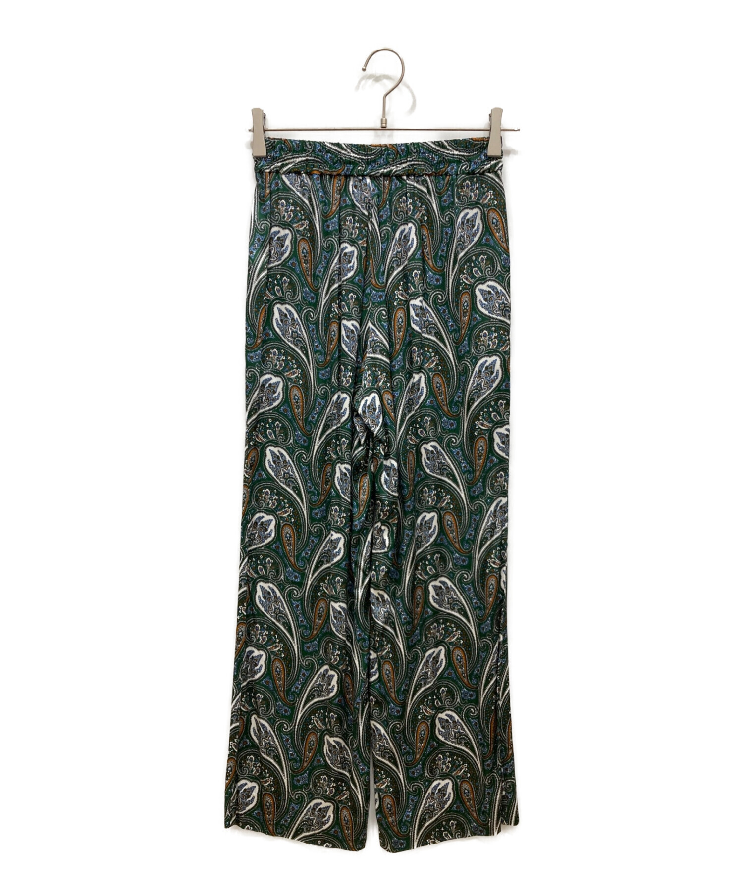 未使用・タグ付】ドゥーズィエムクラスのPaisley easy パンツ 