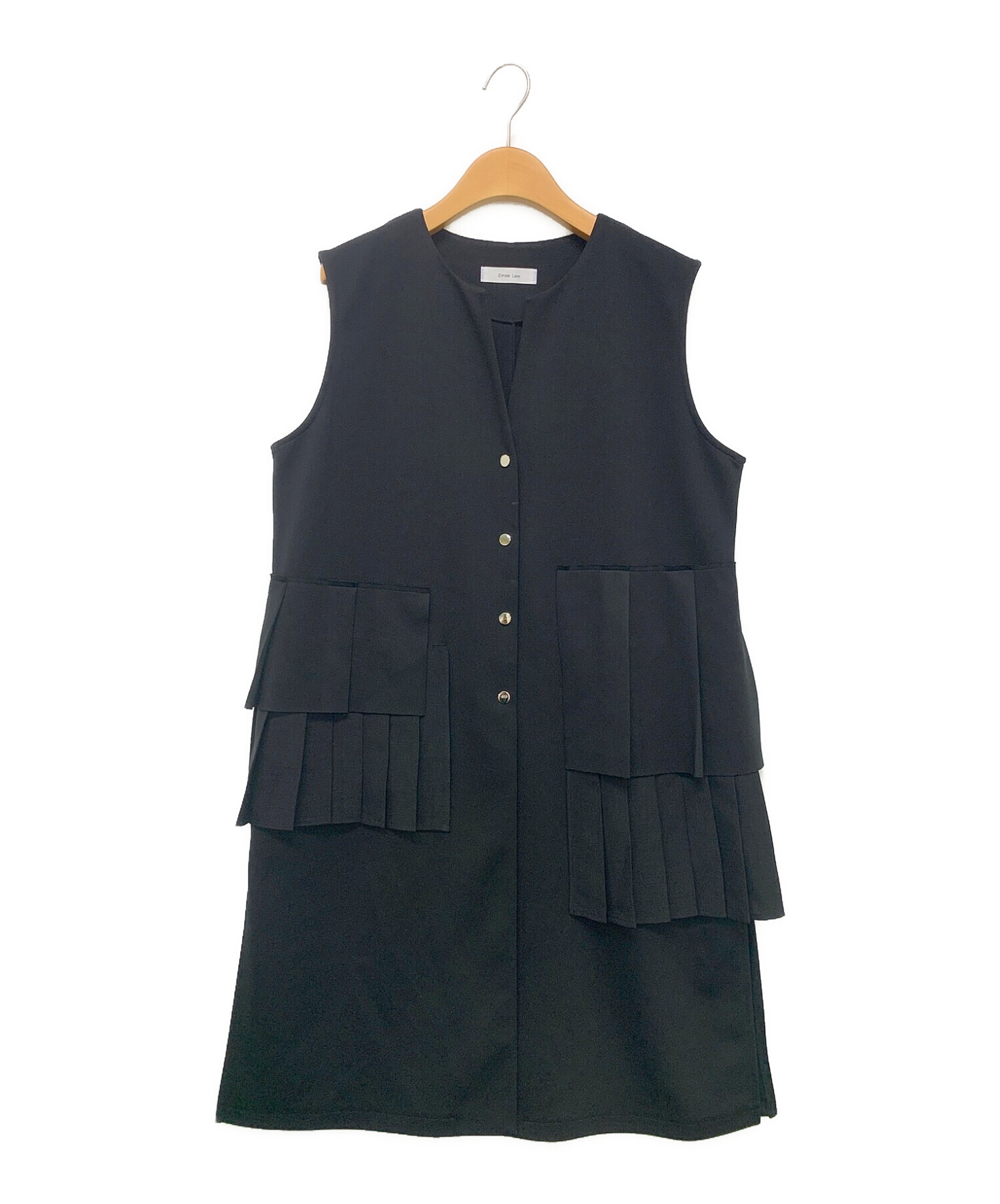 中古・古着通販】Eimee Law (エイミーロウ) ランダムプリーツジレ 