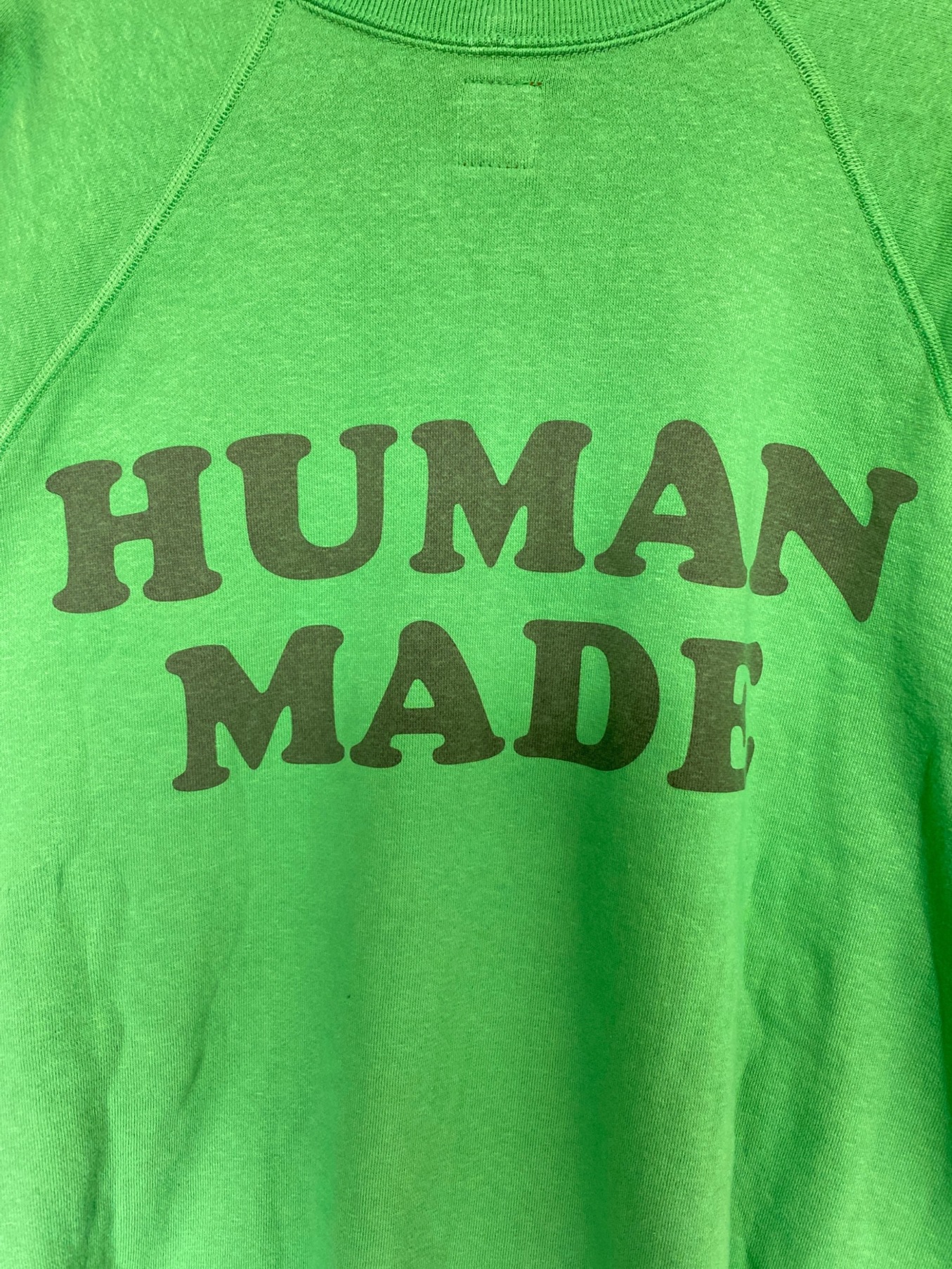 human made スウェットグリーンLサイズ