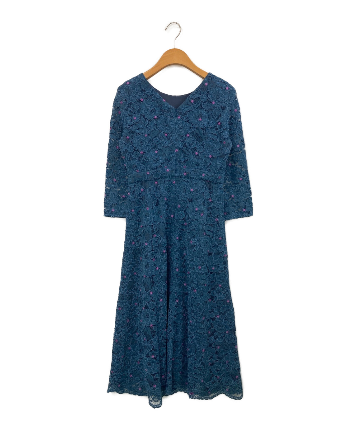 GRACE CONTINENTAL 刺繍ロングワンピース36