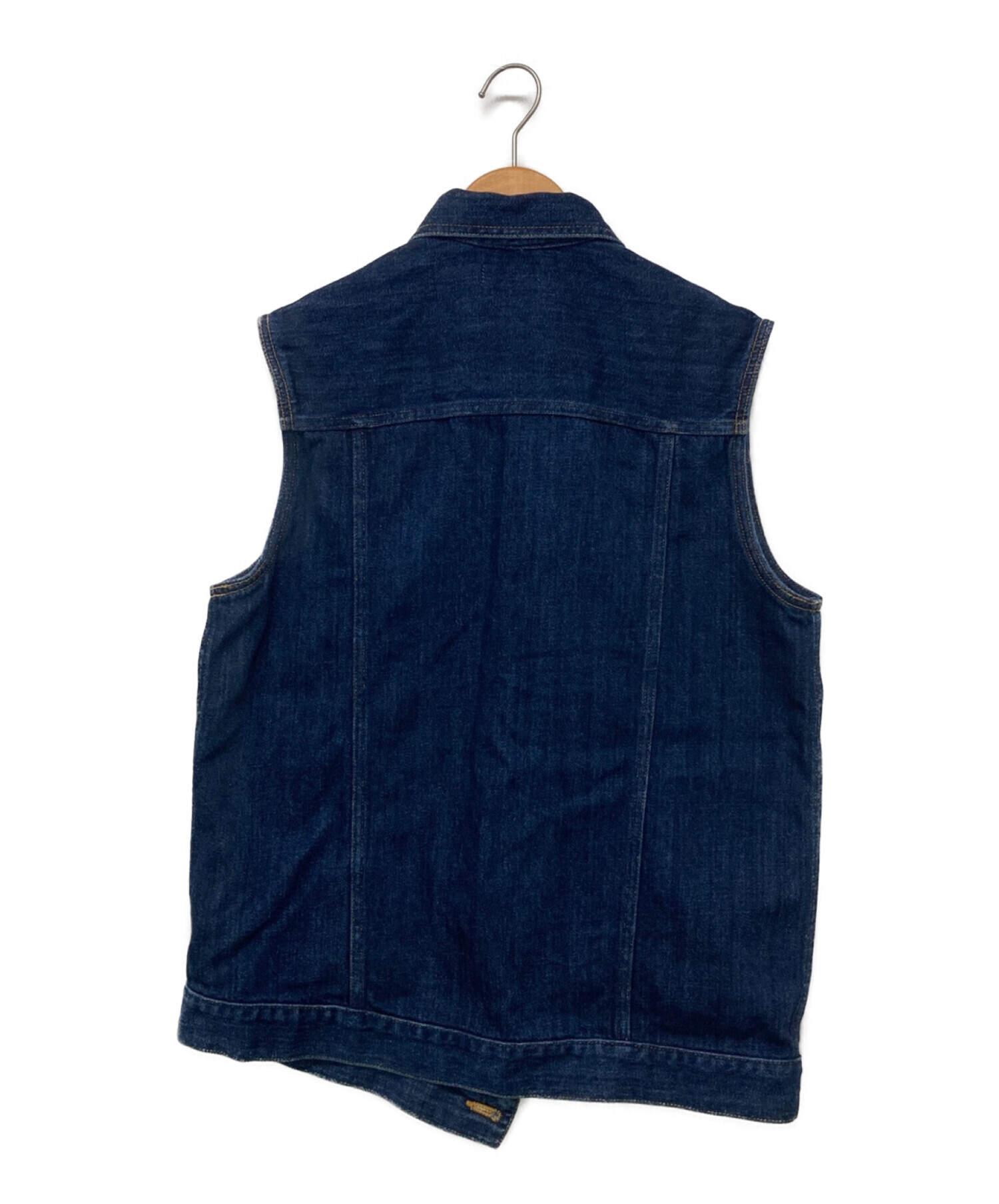soduk スドークoverlap denim vest デニム ジレ ベスト