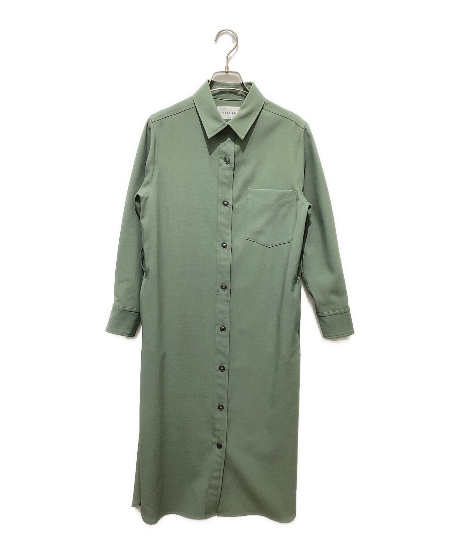 中古・古着通販】SOEJU (ソージュ) ソフトオックスシャツワンピース 